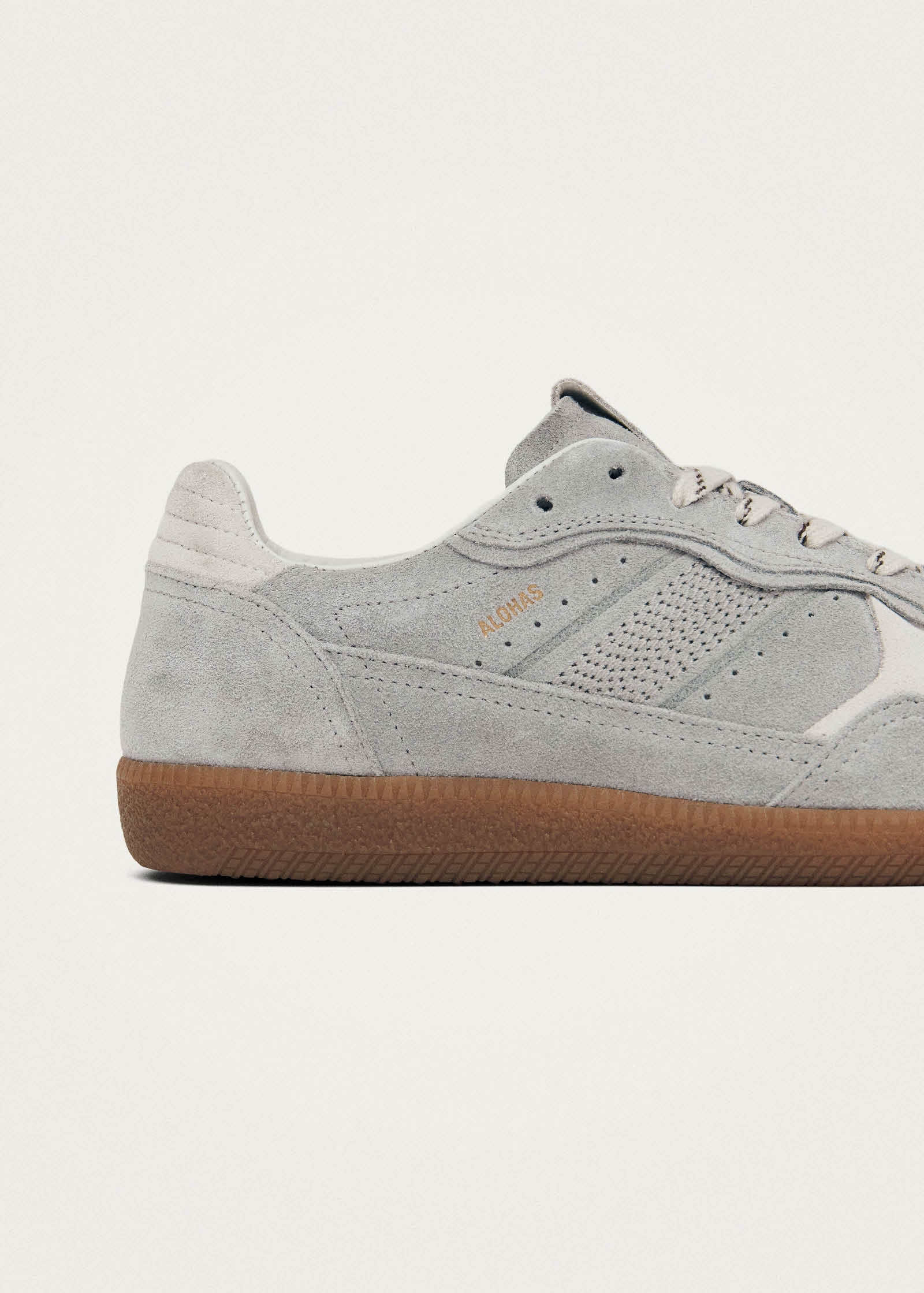 Tb.490 Rife Grey Leather Sneakers