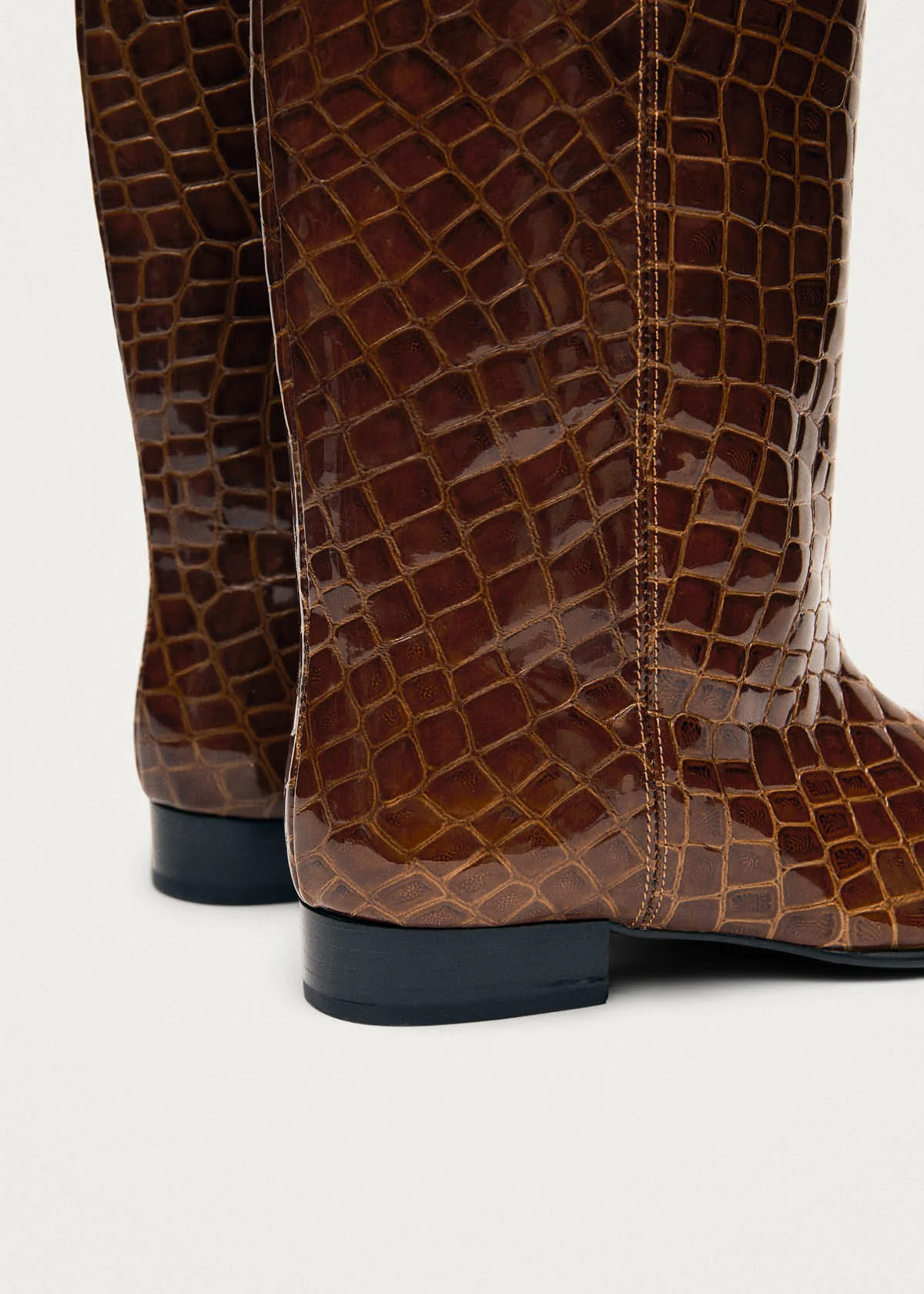 Thalina Alli Brown Leather Boots