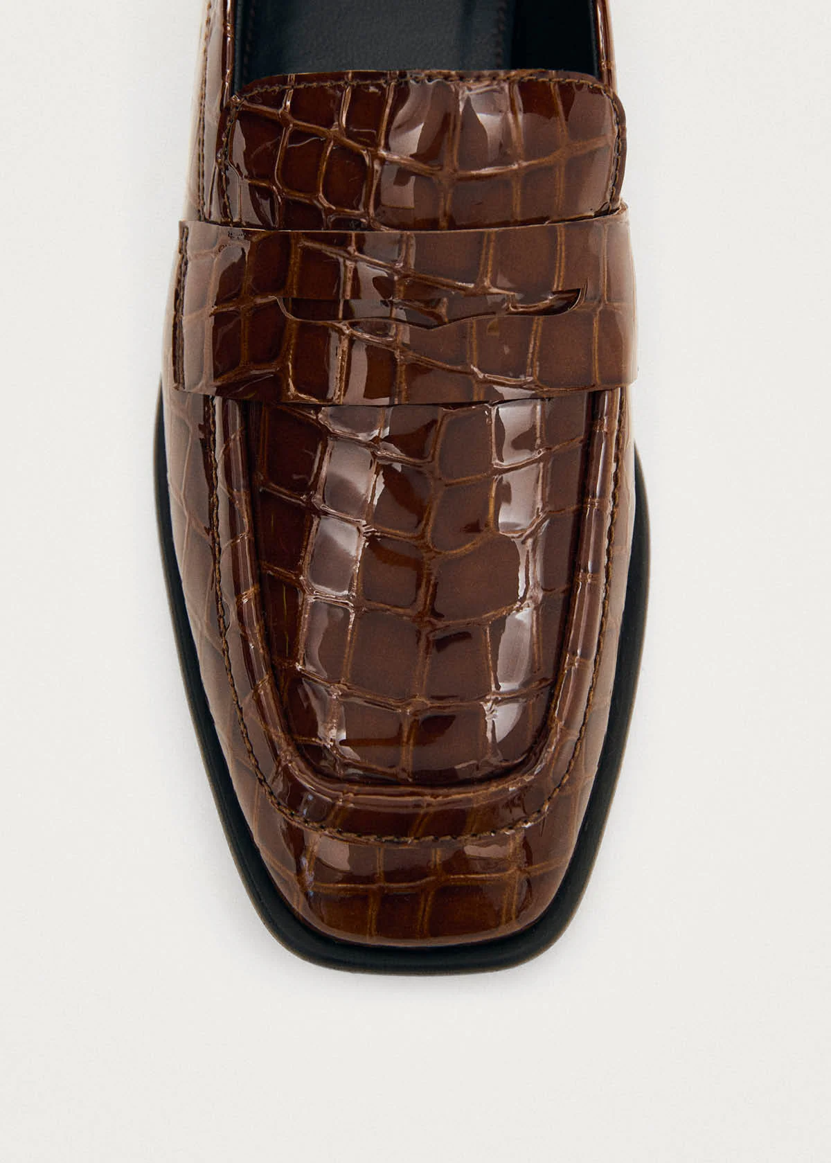 Zaha Alli Brown Leather Loafers