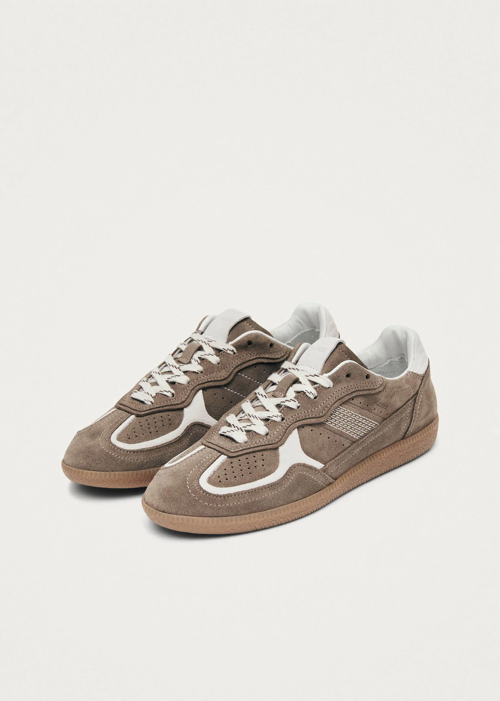 Tb.490 Rife Taupe Leather Sneakers