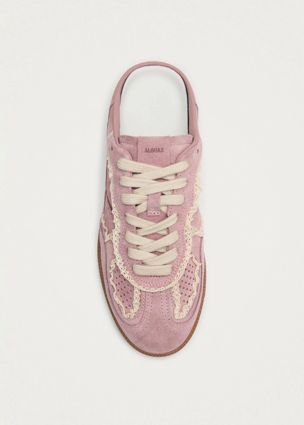 Tb.490 Mule Crochet Pink Leather Sneakers