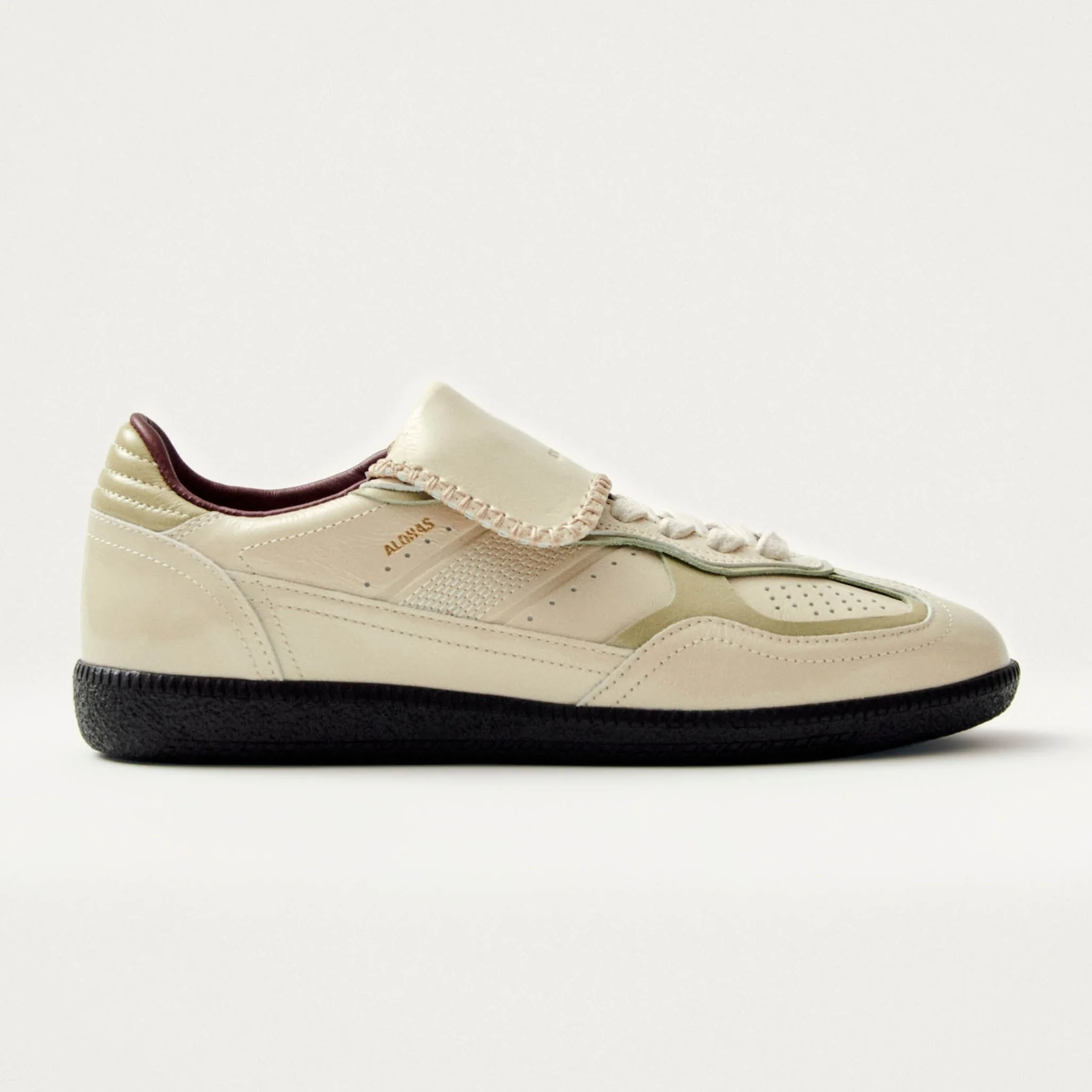 Tb.490 Club Cream Patent Leather Sneakers