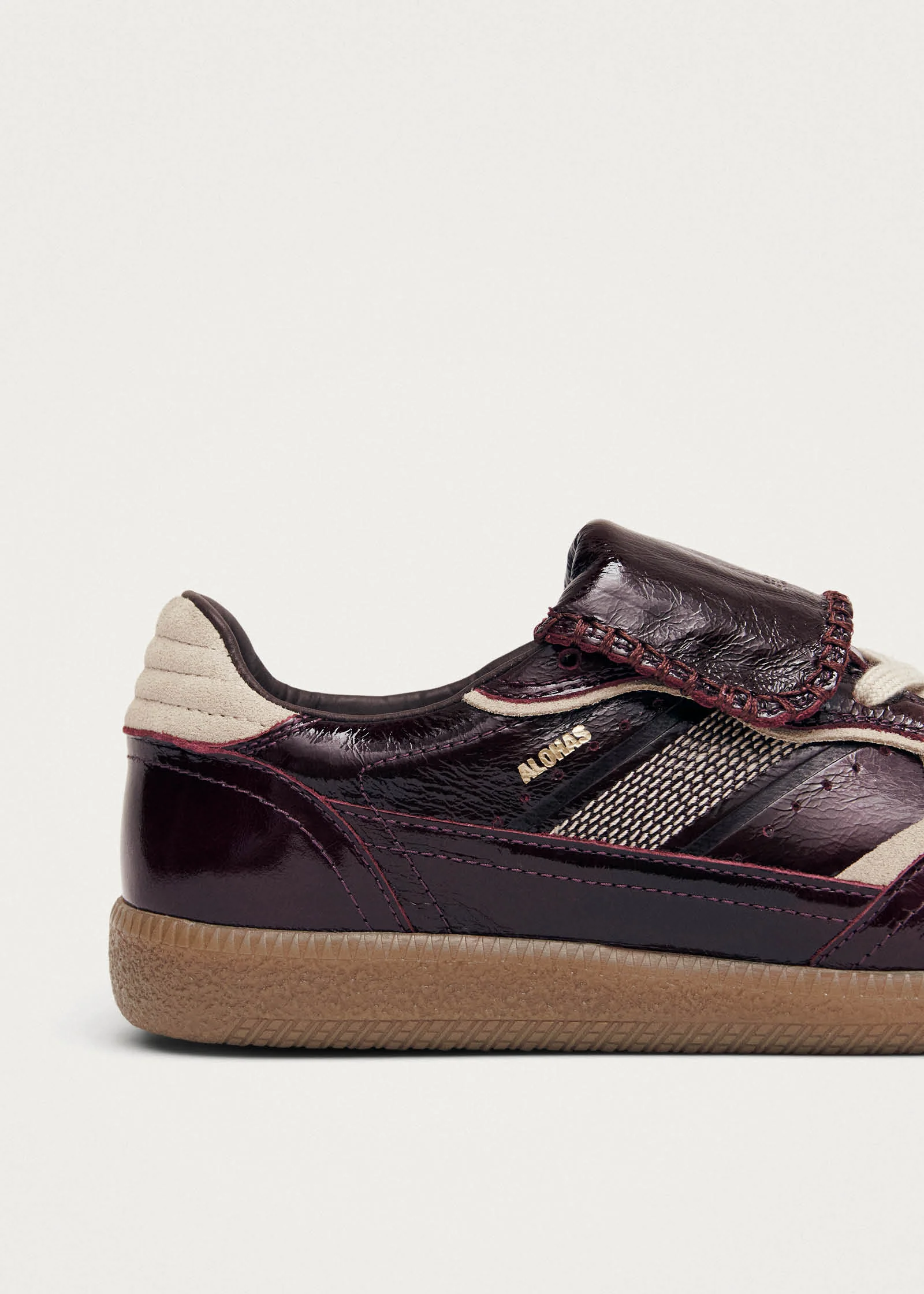 Tb.490 Club Deep Burgundy Patent Leather Sneakers