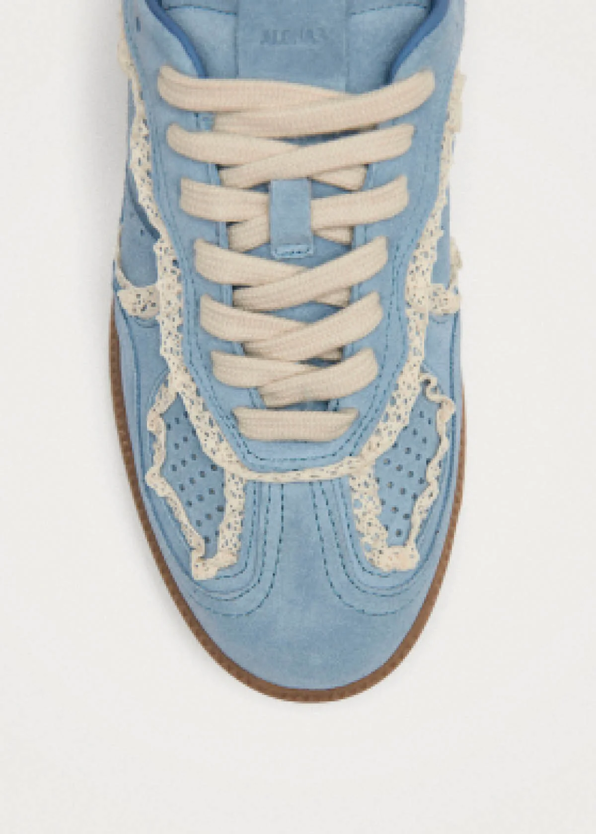 Tb.490 Mule Crochet Blue Leather Sneakers