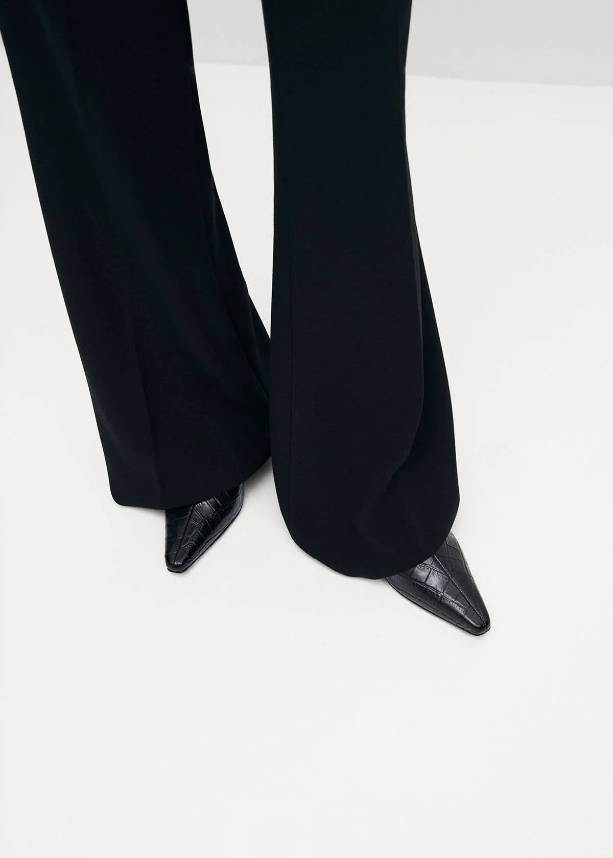 Ambar Alli Black Leather Ankle Boots