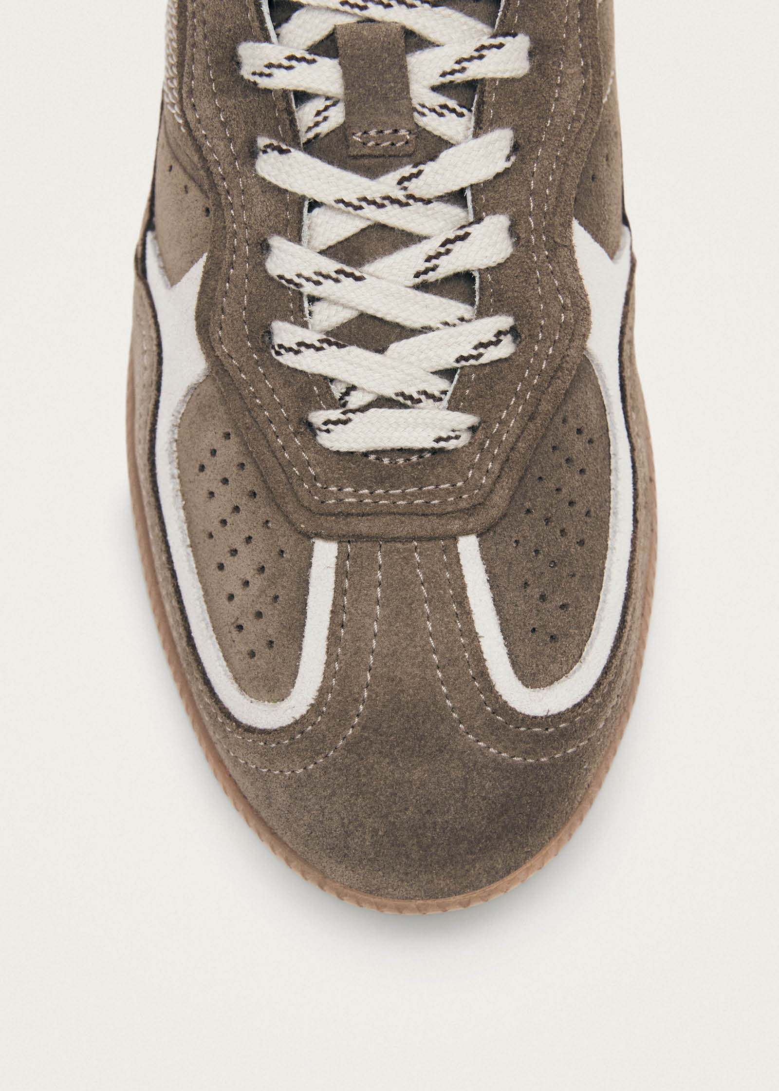 Tb.490 Rife Taupe Leather Sneakers