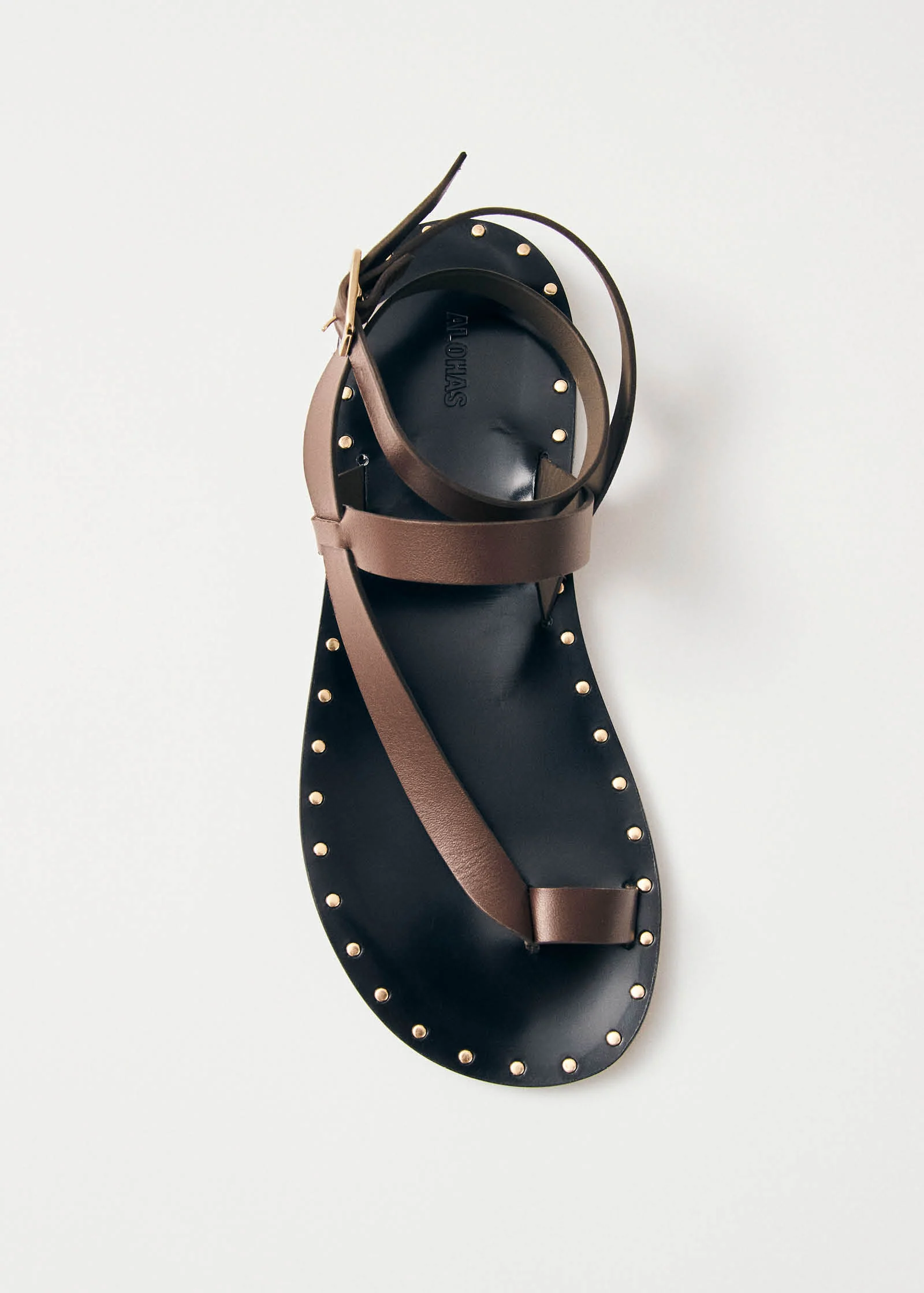 Tallula Brown Leather Sandals