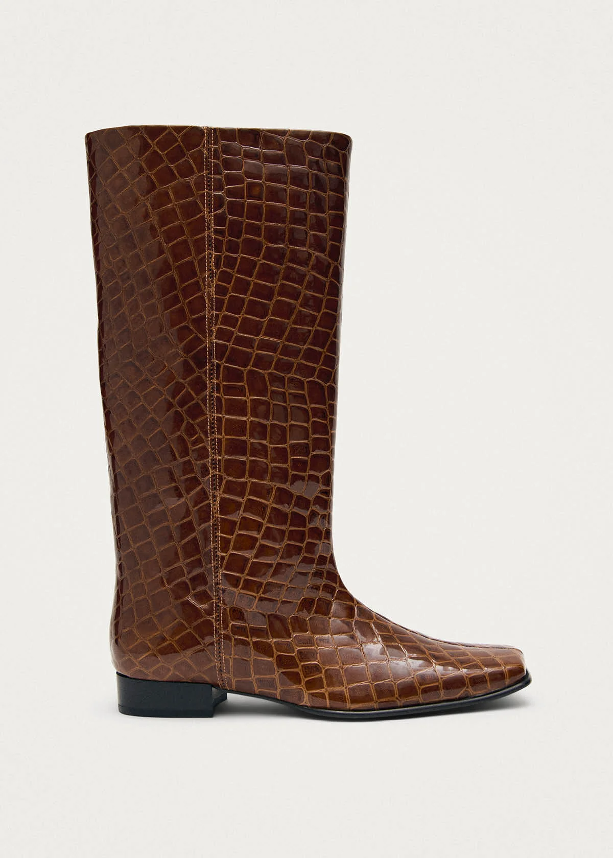 Thalina Alli Brown Leather Boots