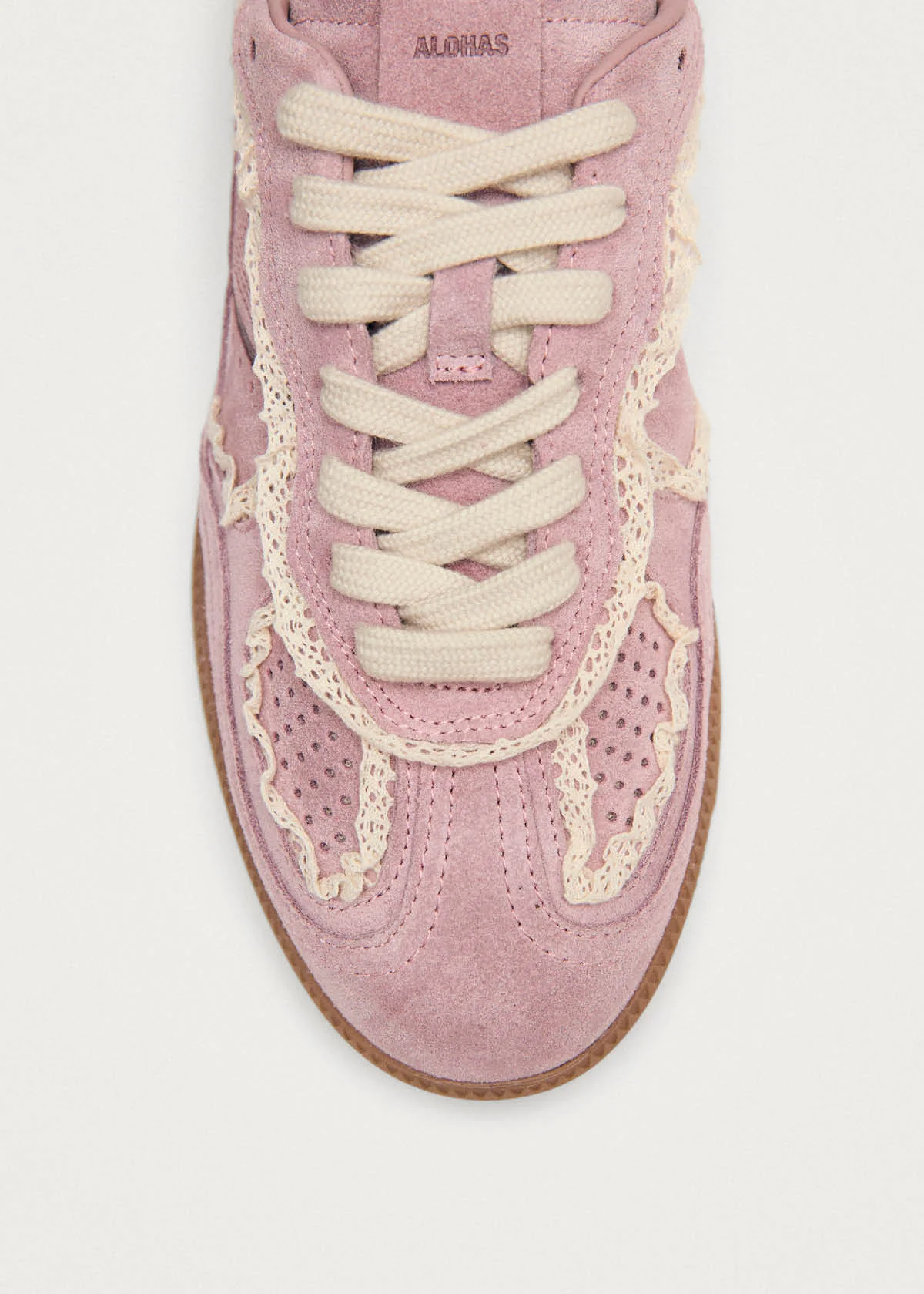 Tb.490 Mule Crochet Pink Leather Sneakers