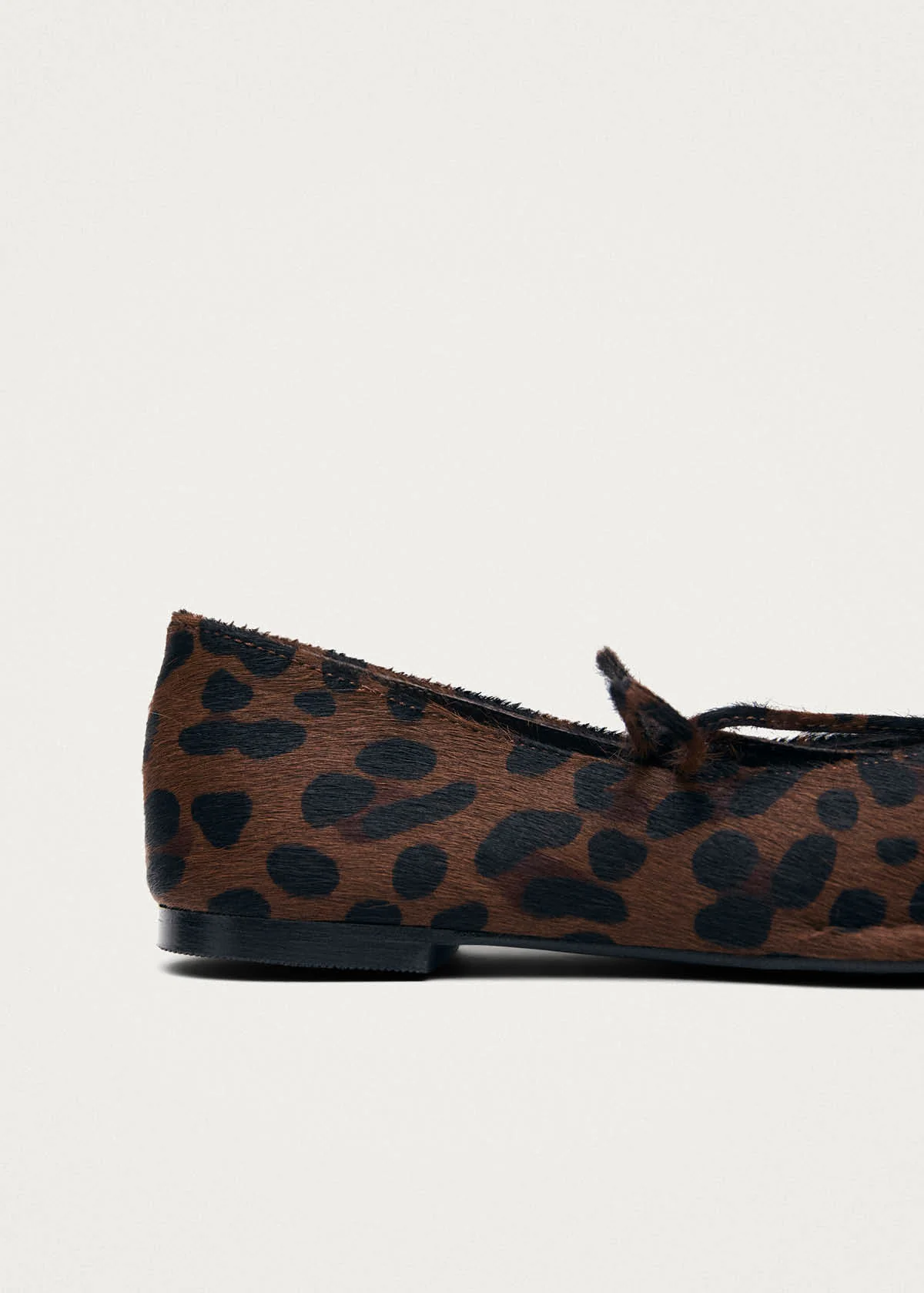 Sway Soft Deep Brown Leather Ballet Flats