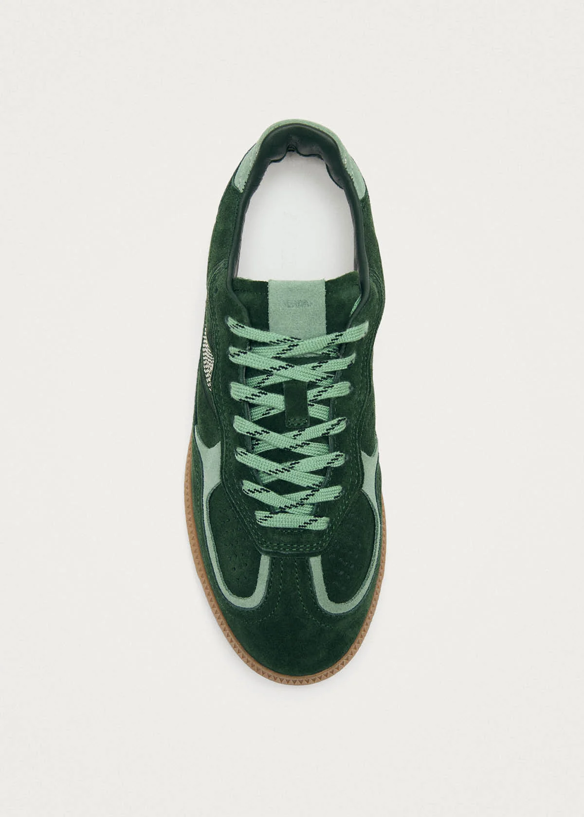 Tb.490 Rife Green Tones Leather Sneakers