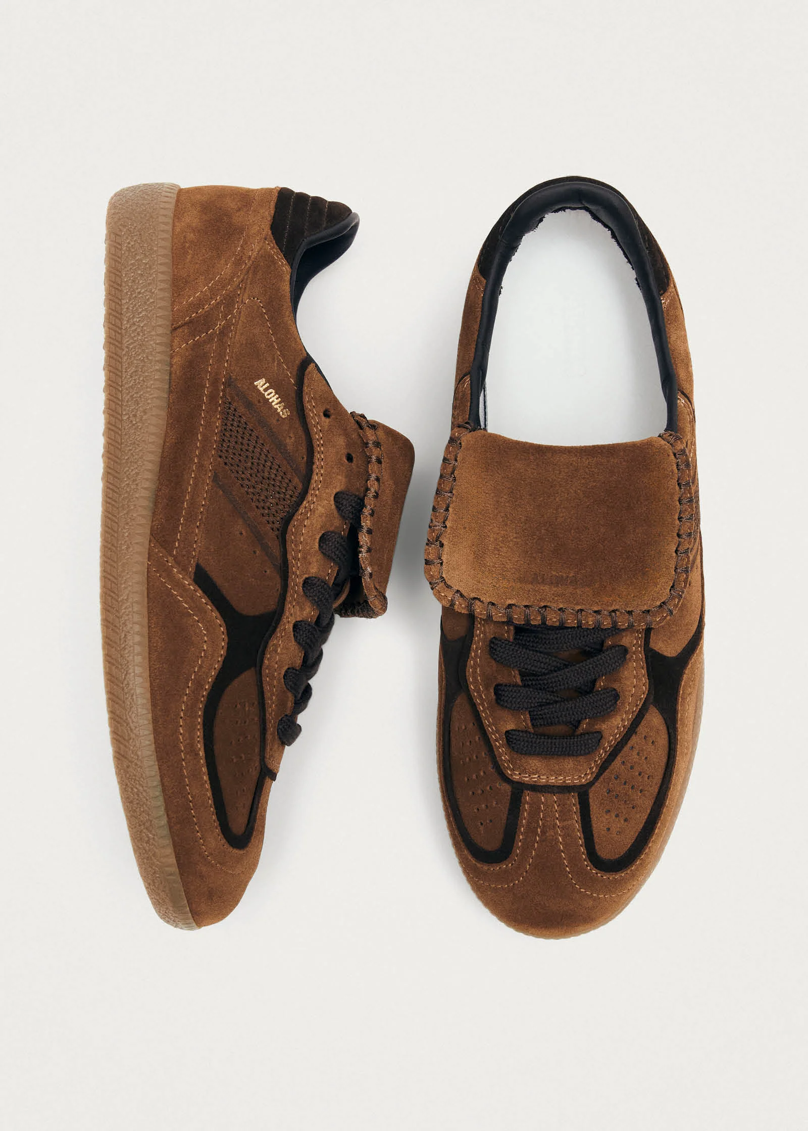 Tb.490 Club Suede Brown Leather Sneakers