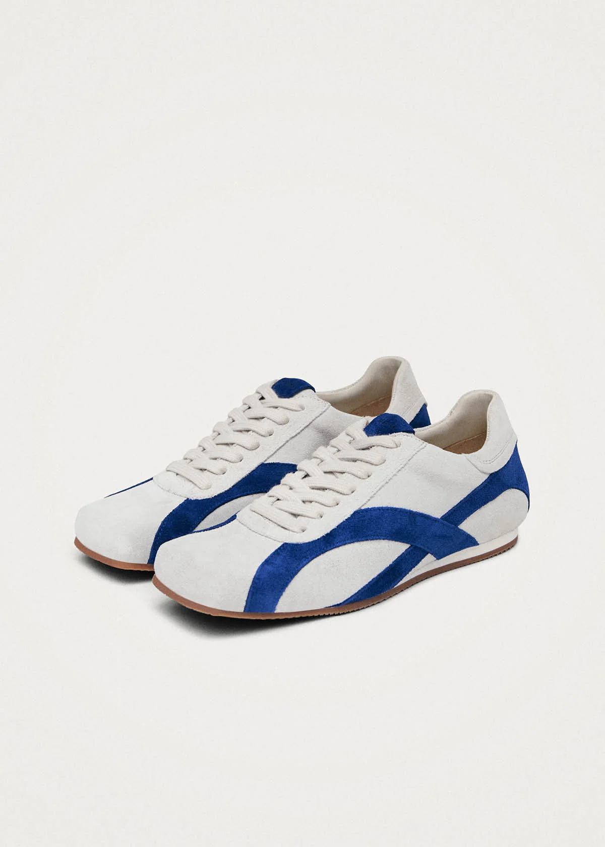 Tb.110 Suede White Leather Sneakers