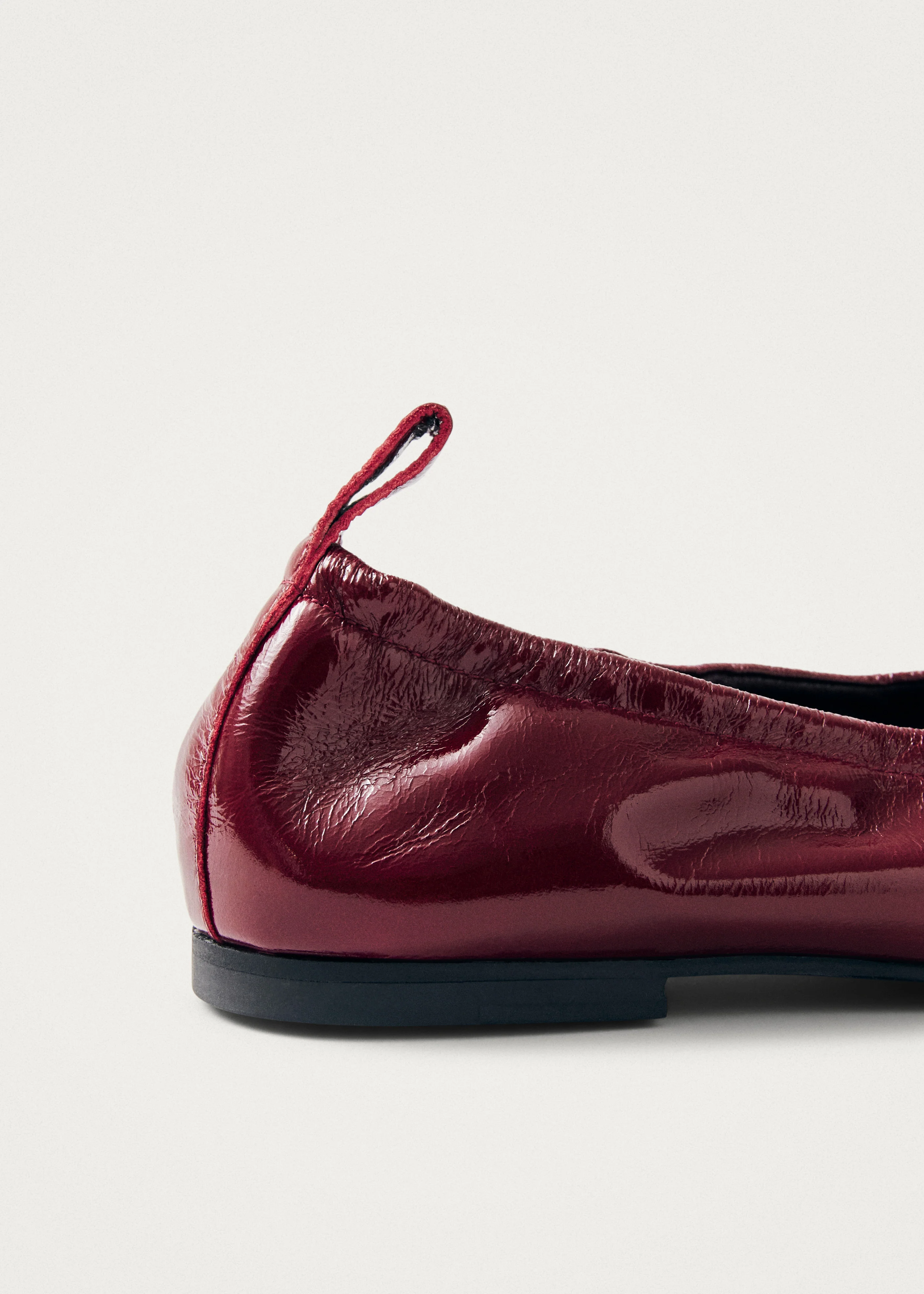 Rosalind Burgundy Patent Leather Ballet Flats