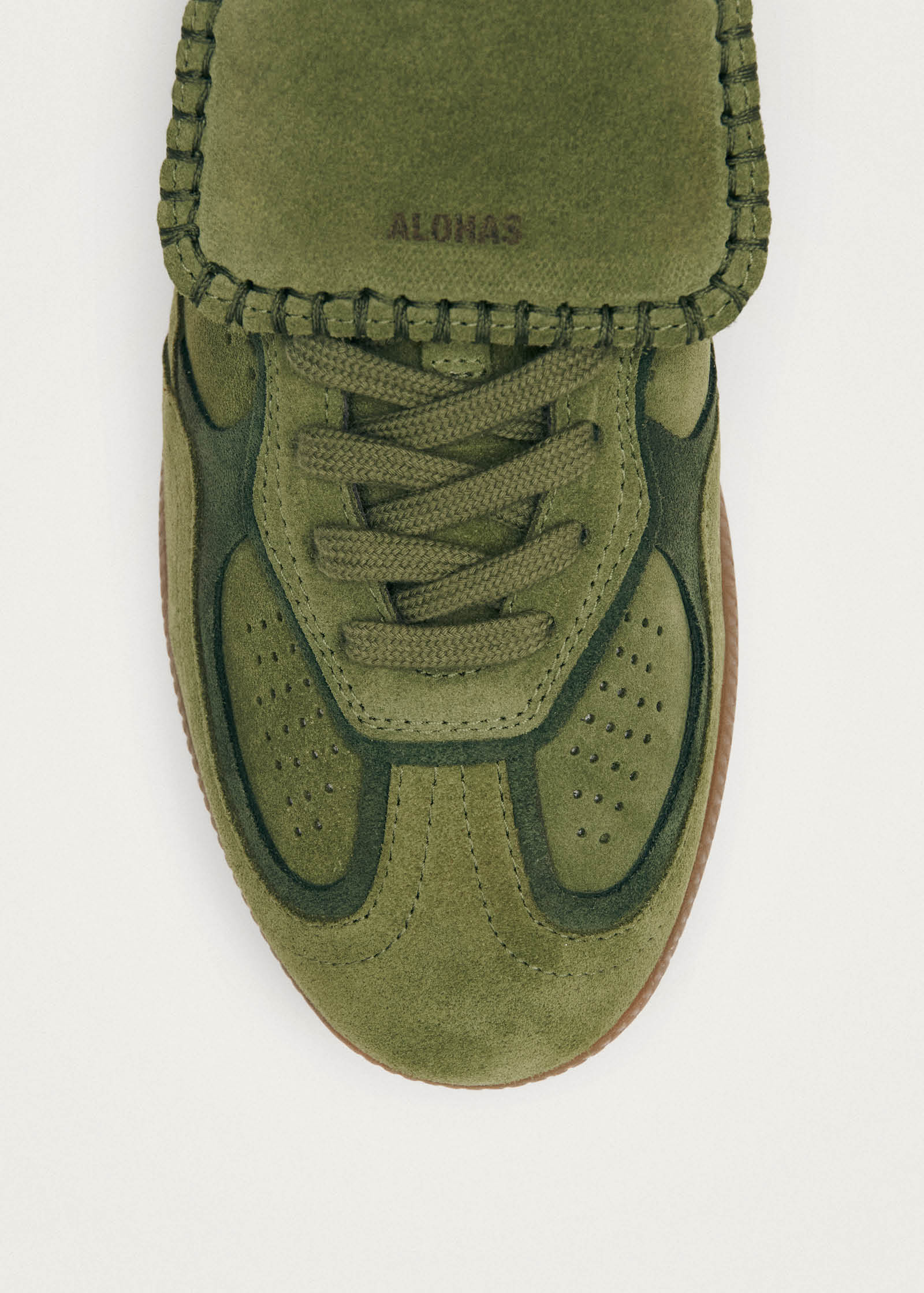 Tb.490 Club Suede Green Leather Sneakers