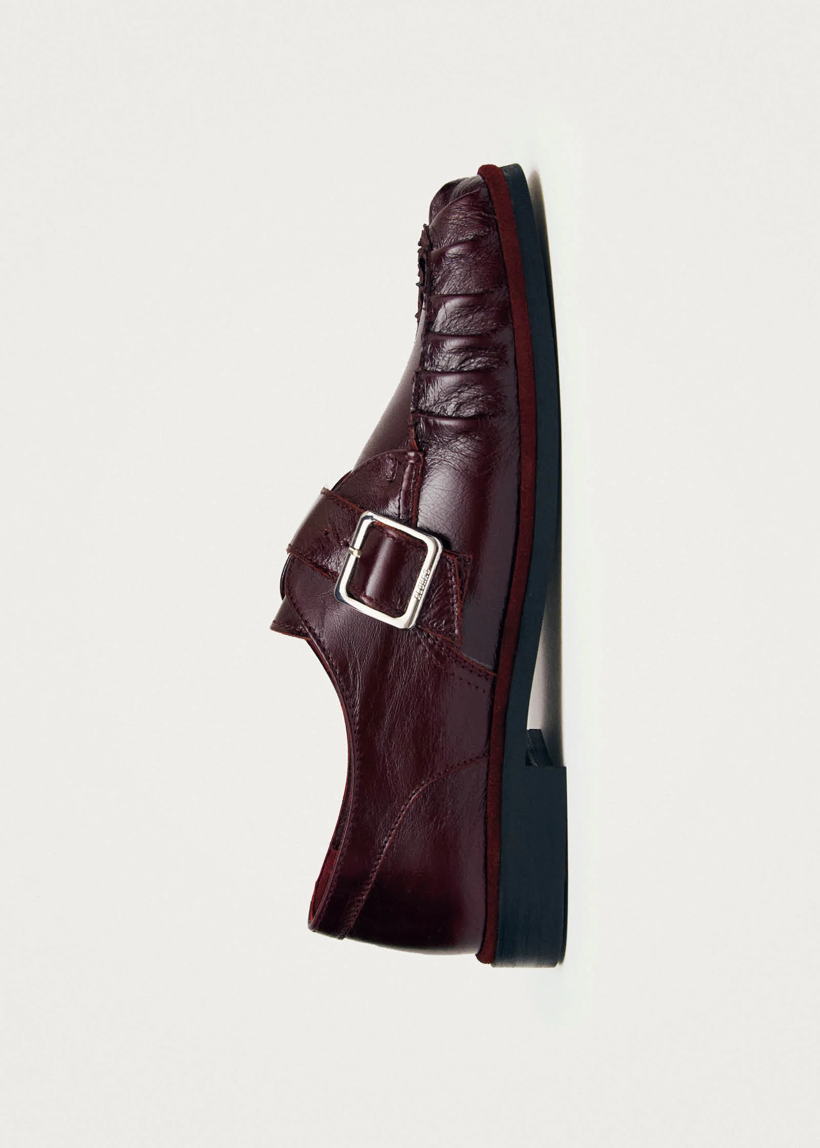 Brandy Burgundy Leather Loafers