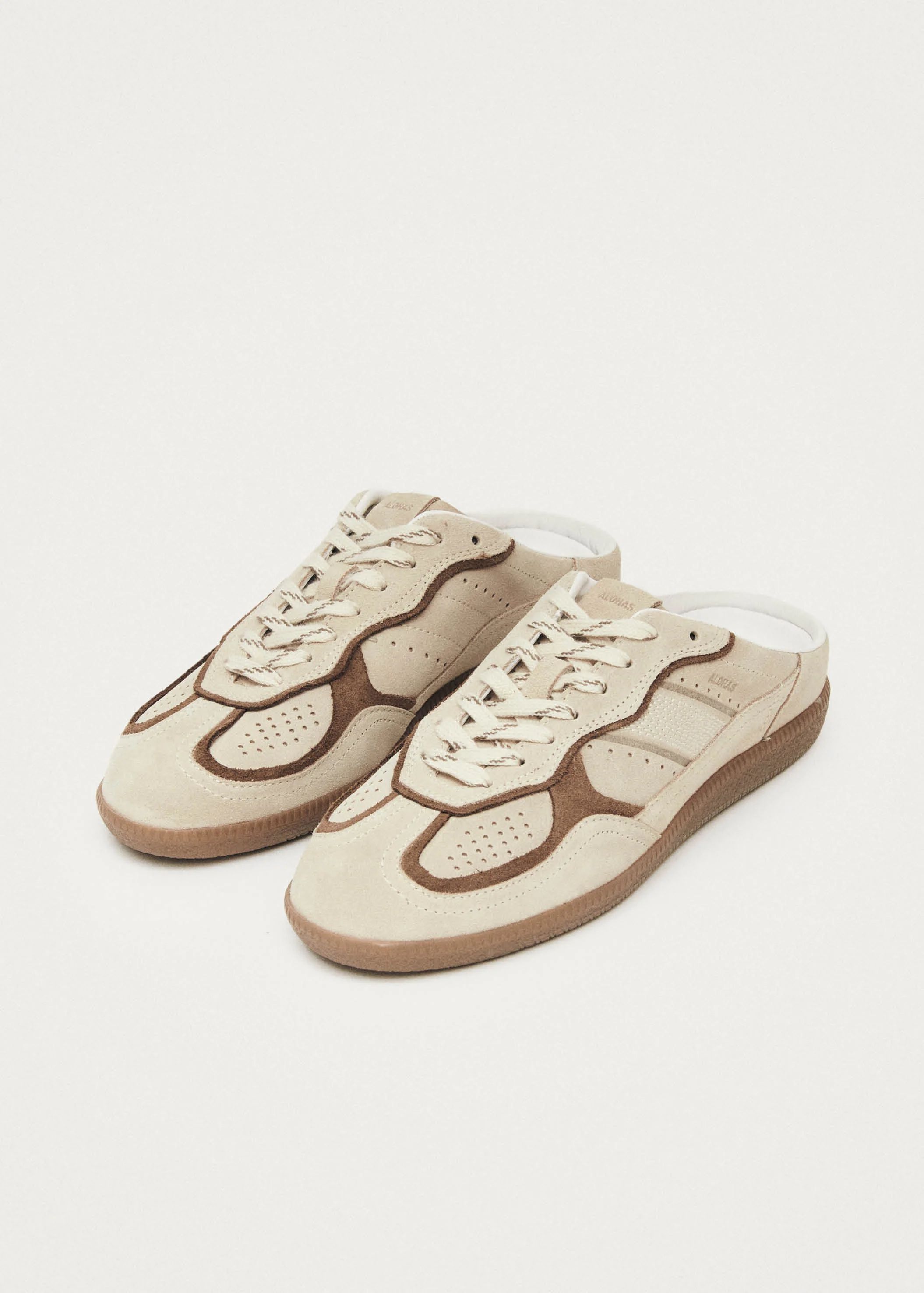 Tb.490 Mule Cream Leather Sneakers