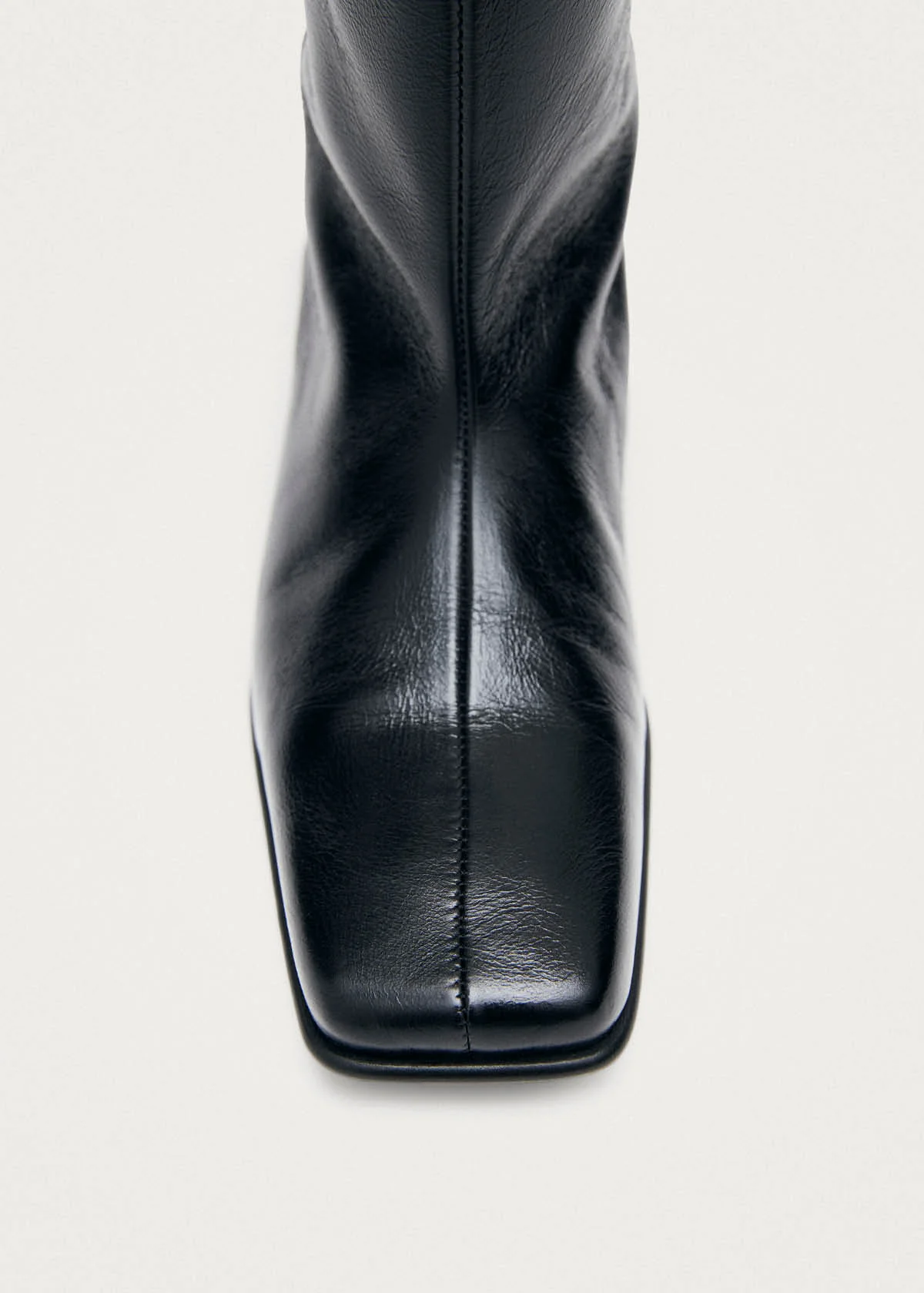 Thalina Rift Black Leather Boots