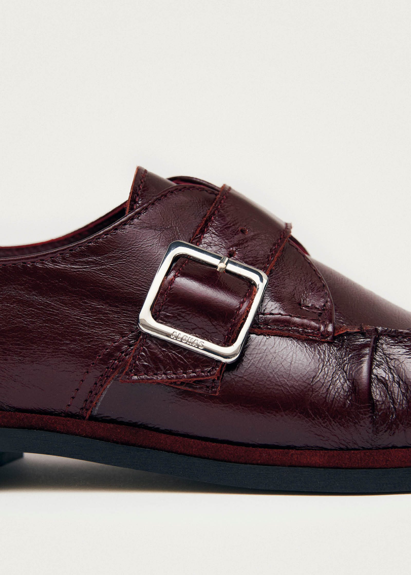 Brandy Burgundy Leather Loafers