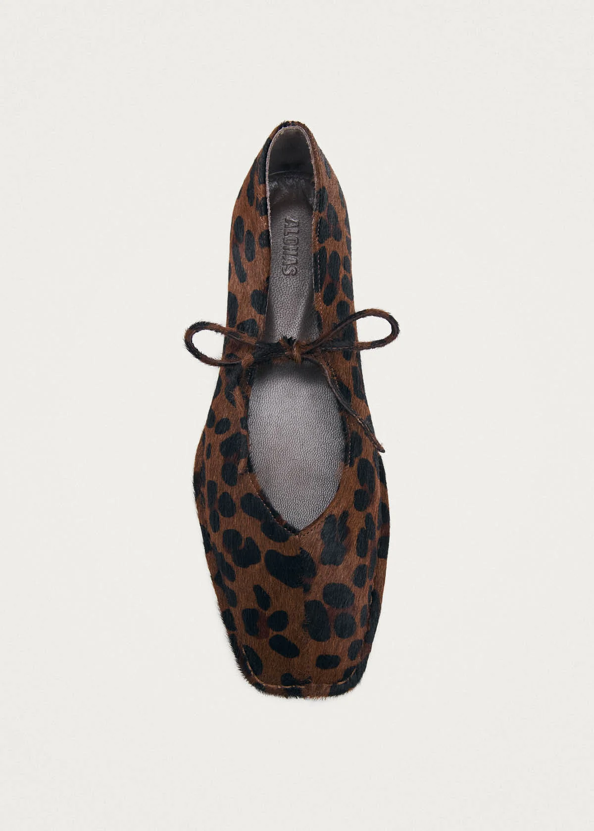 Sway Soft Deep Brown Leather Ballet Flats