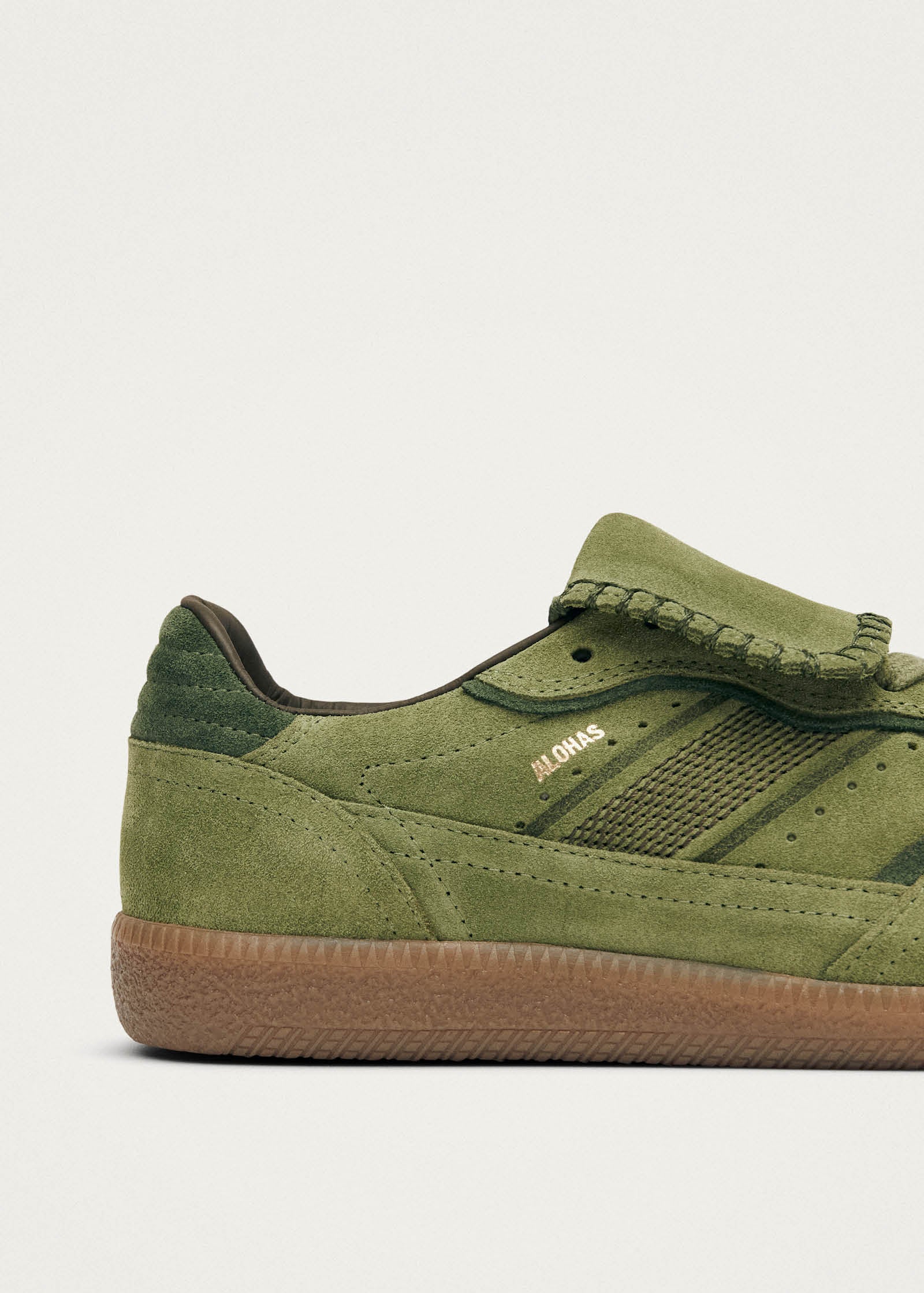 Tb.490 Club Suede Green Leather Sneakers