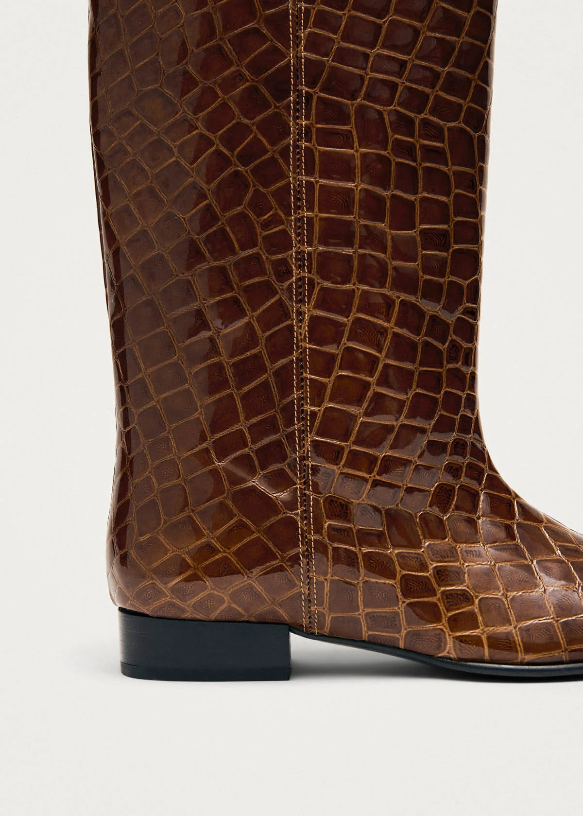 Thalina Alli Brown Leather Boots