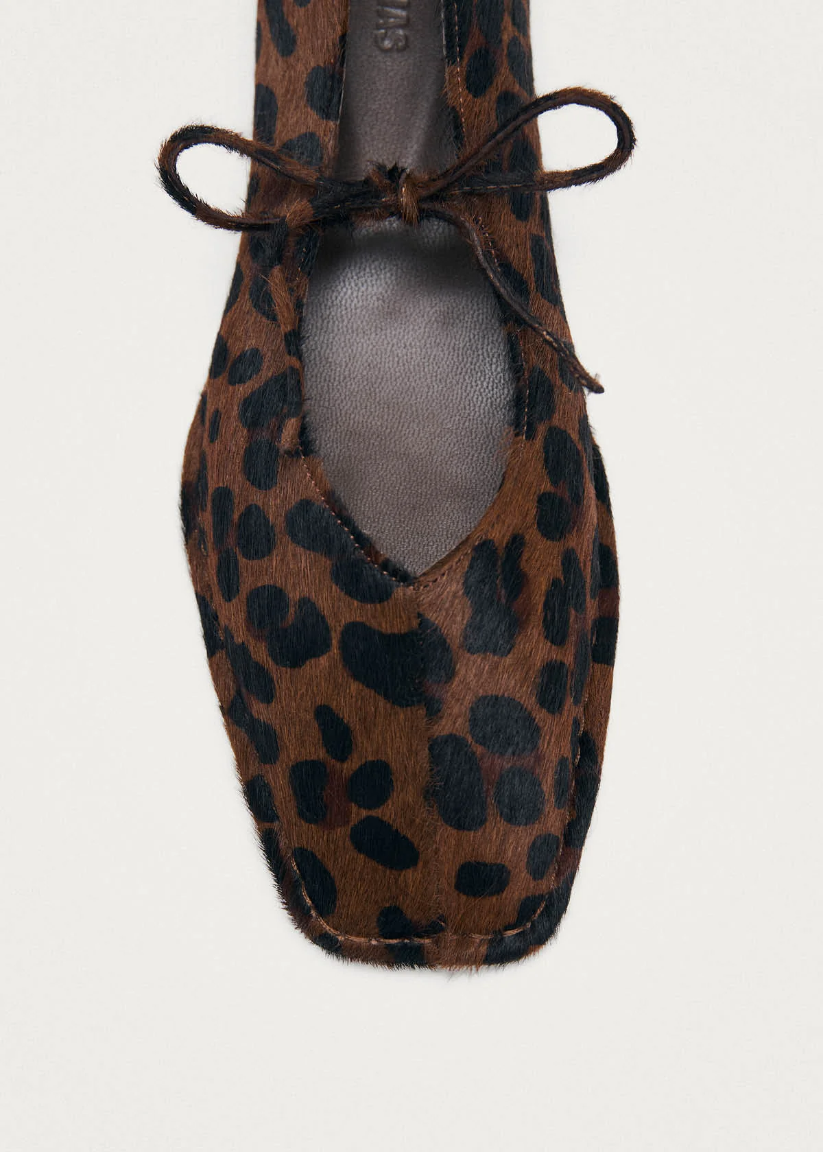 Sway Soft Deep Brown Leather Ballet Flats