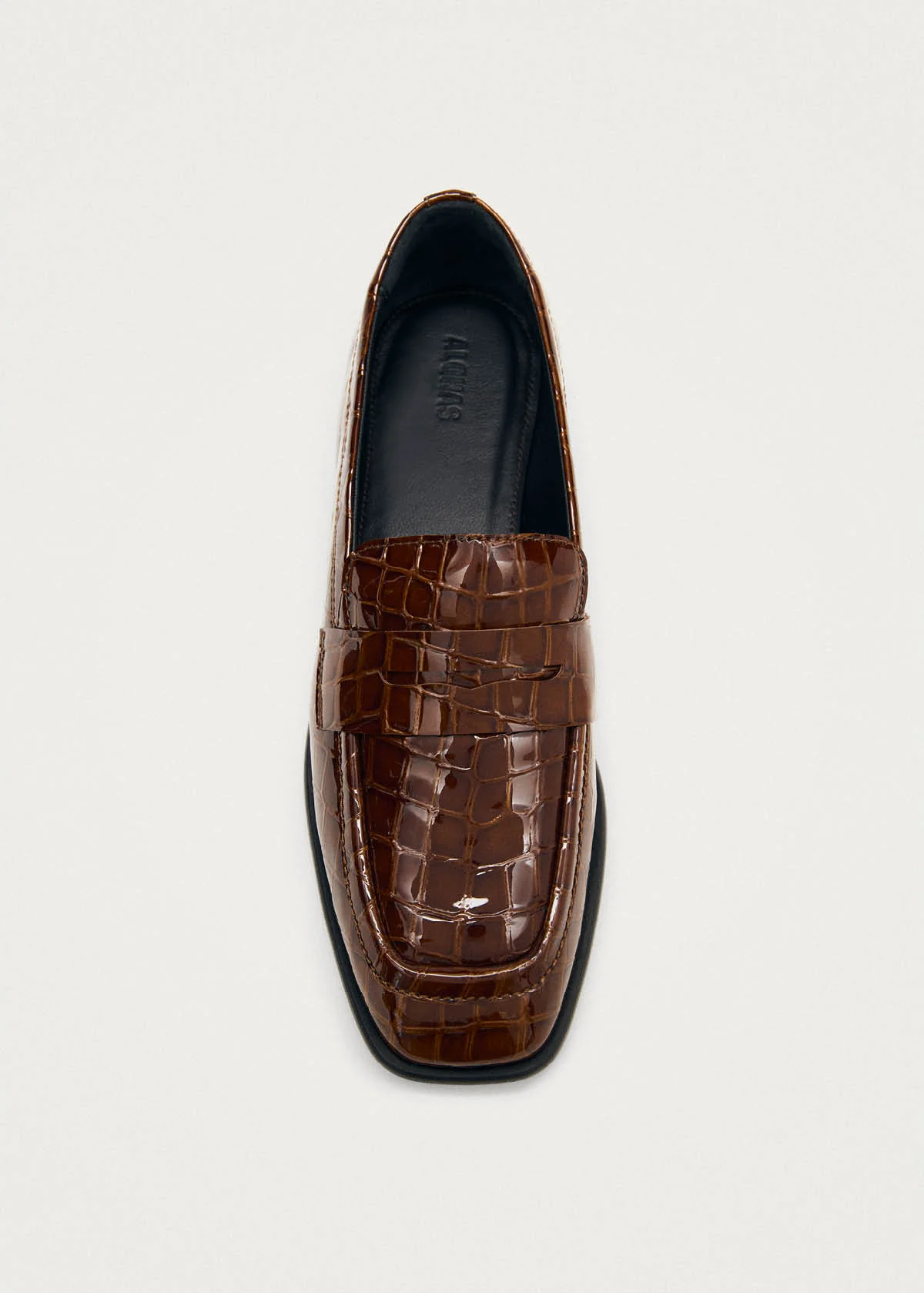 Zaha Alli Brown Leather Loafers
