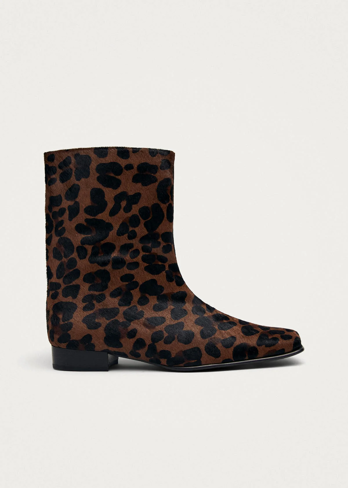 Quinn Soft Deep Brown Leather Ankle Boots