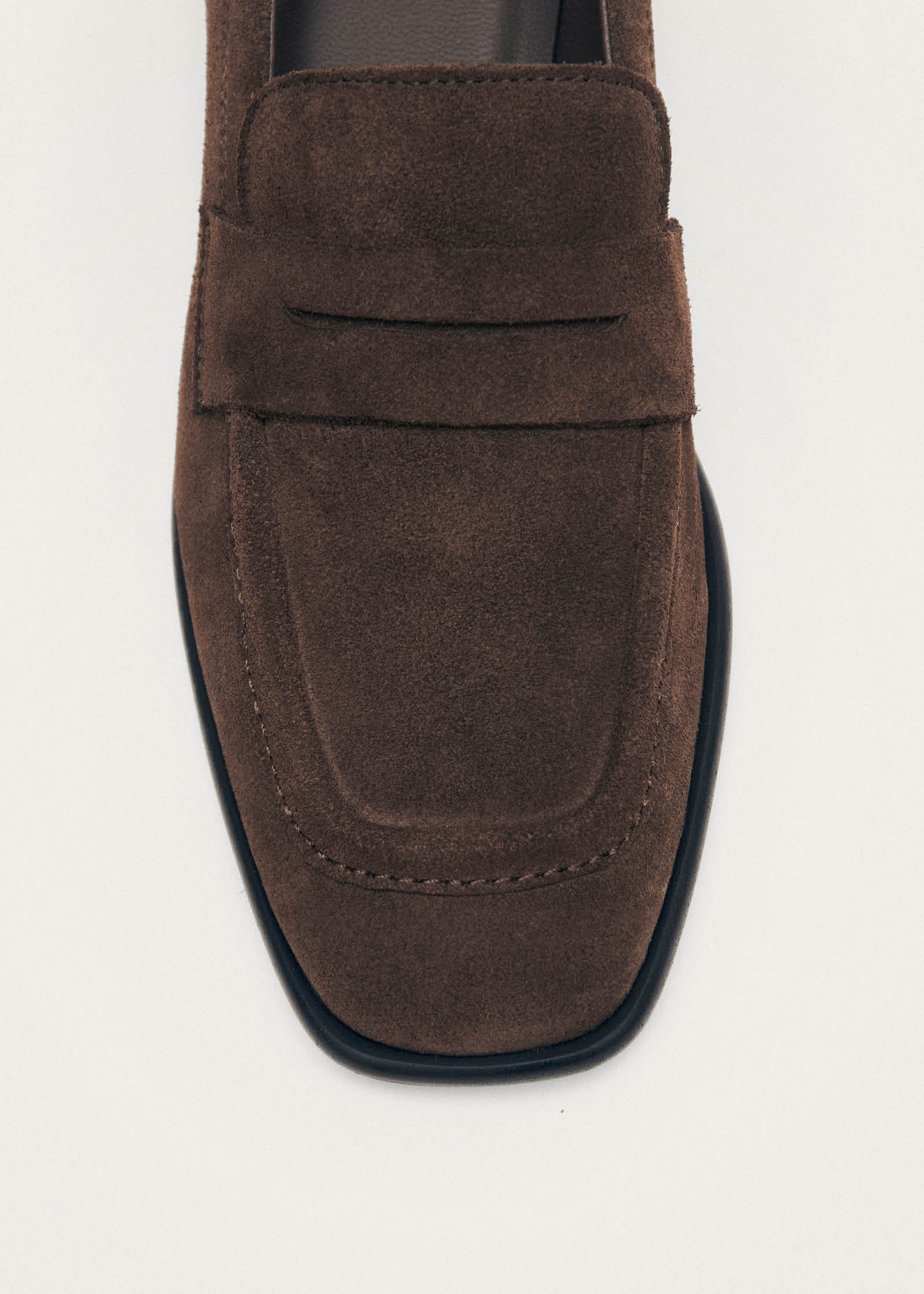 Zaha Suede Brown Leather Loafers