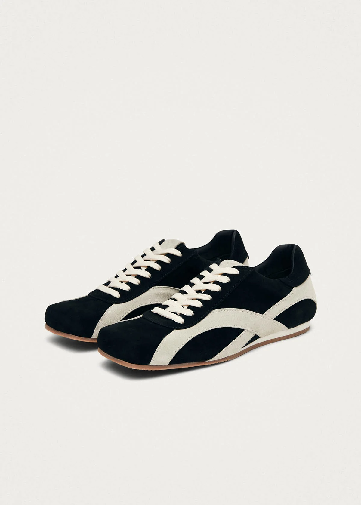 Tb.110 Suede Black Leather Sneakers