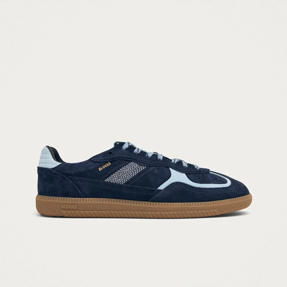 Tb.490 Rife Blue Tones Leather Sneakers