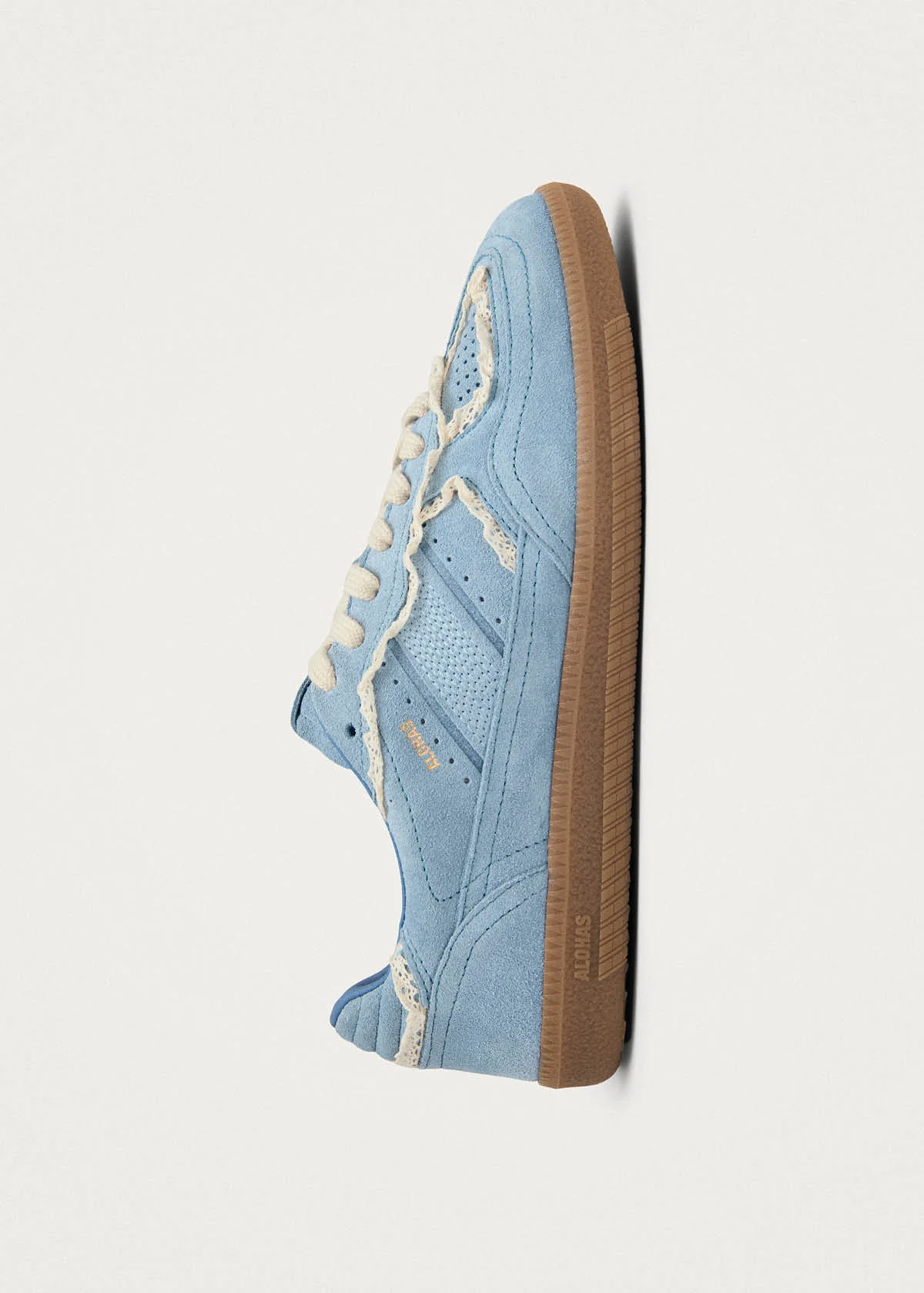 Tb.490 Crochet Blue Leather Sneakers