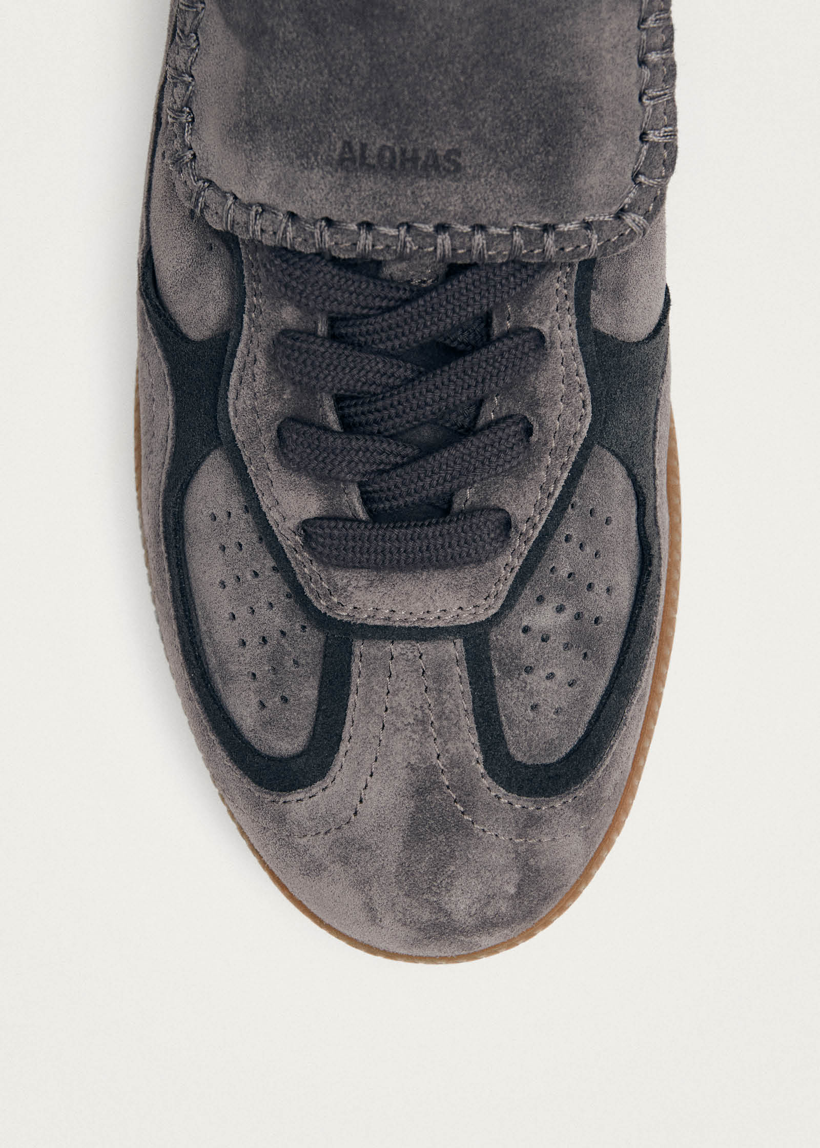 Tb.490 Club Suede Dark Grey Leather Sneakers