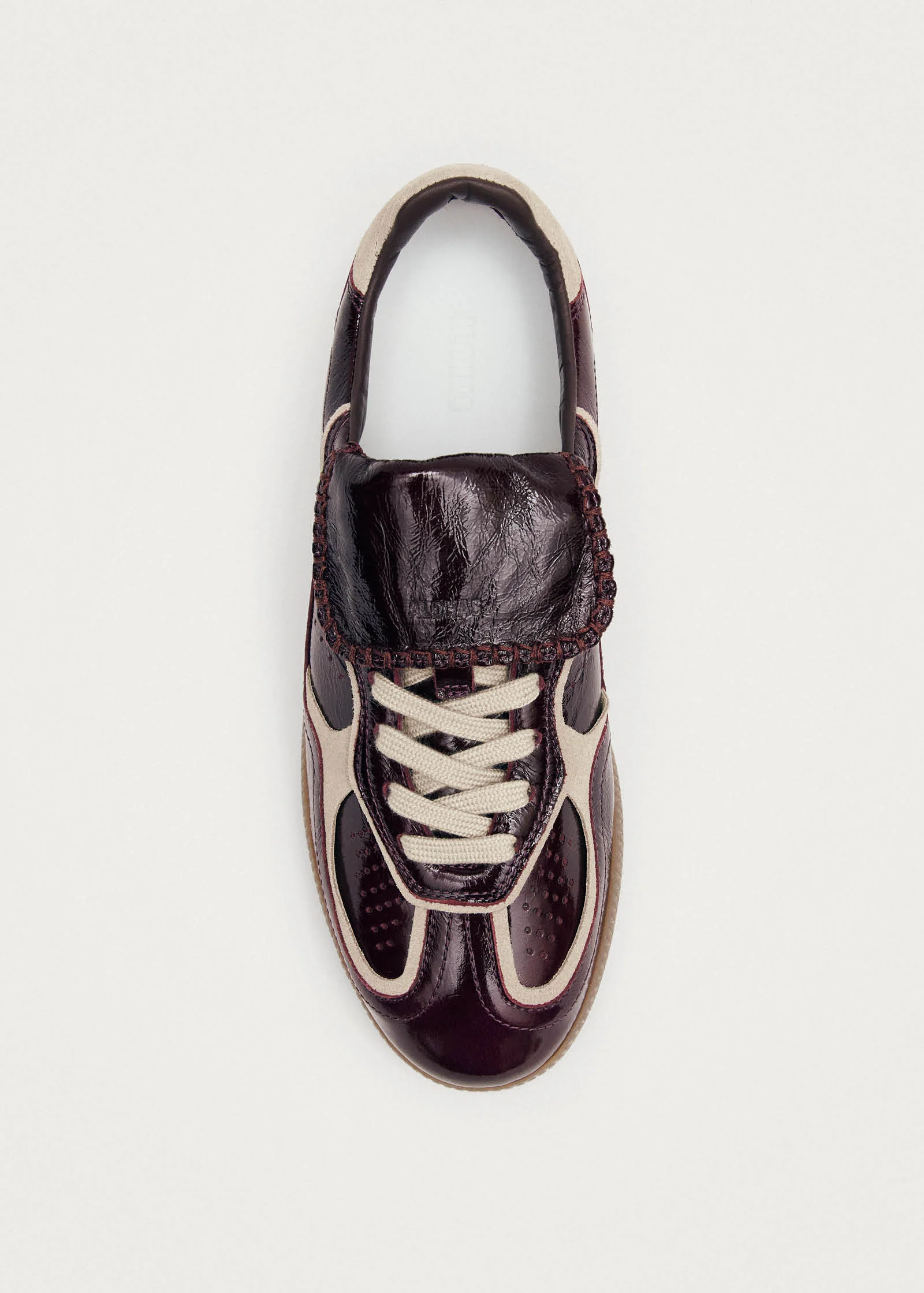 Tb.490 Club Deep Burgundy Patent Leather Sneakers
