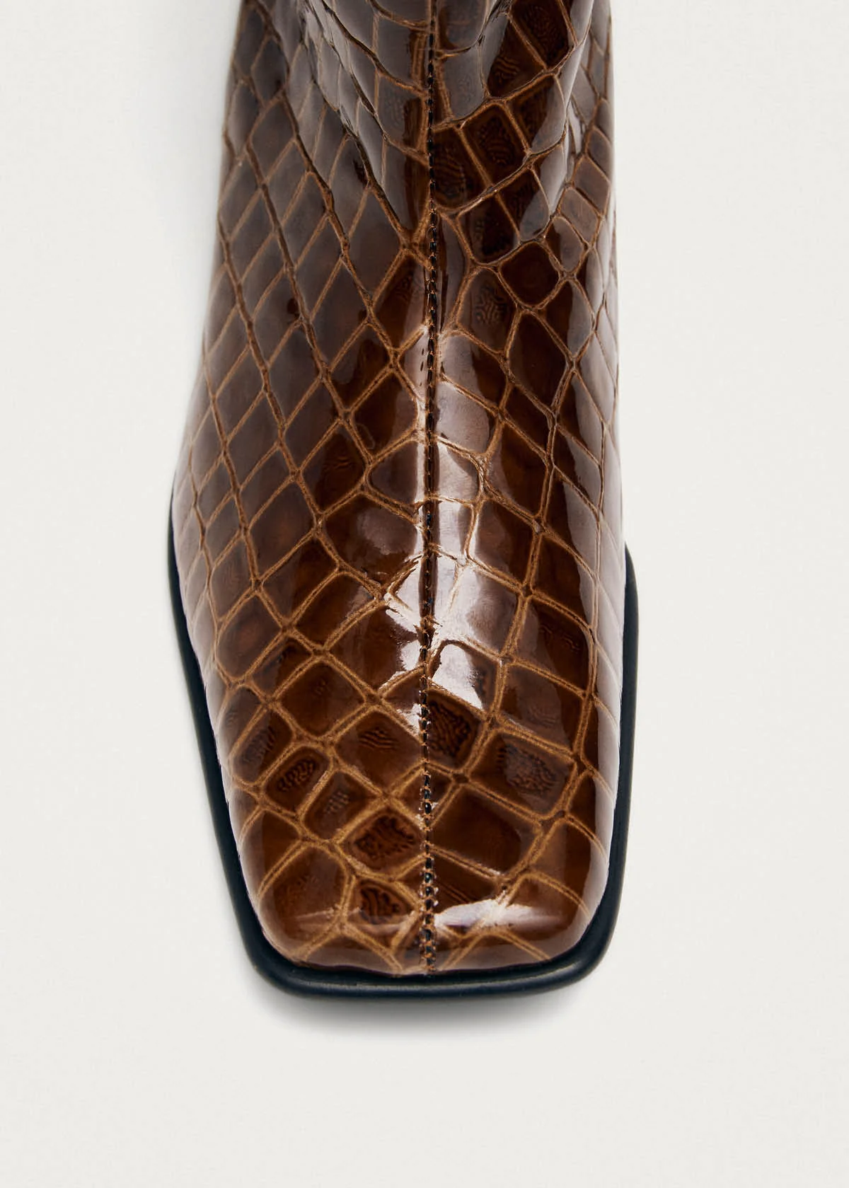 Quinn Alli Brown Leather Ankle Boots