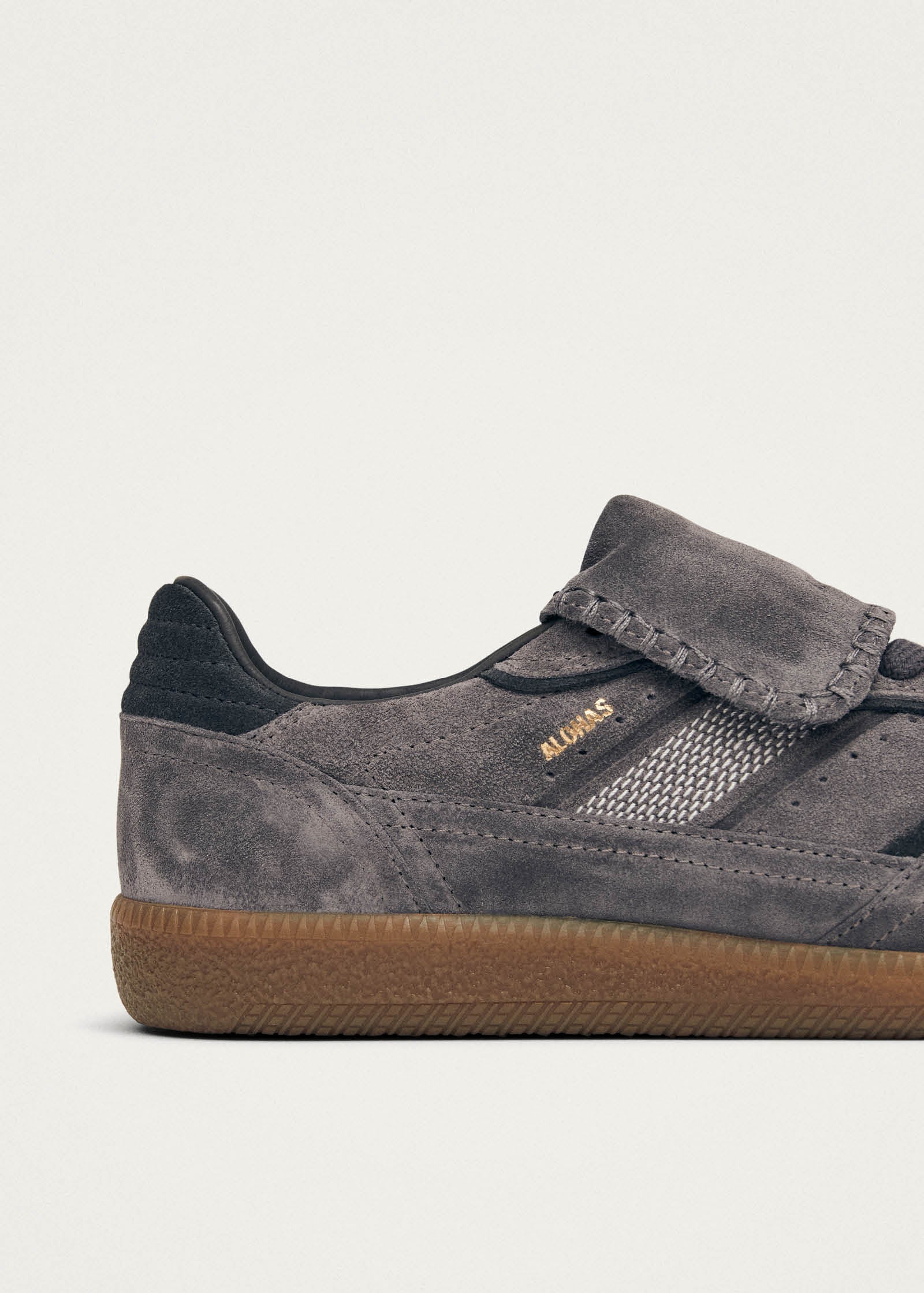 Tb.490 Club Suede Dark Grey Leather Sneakers