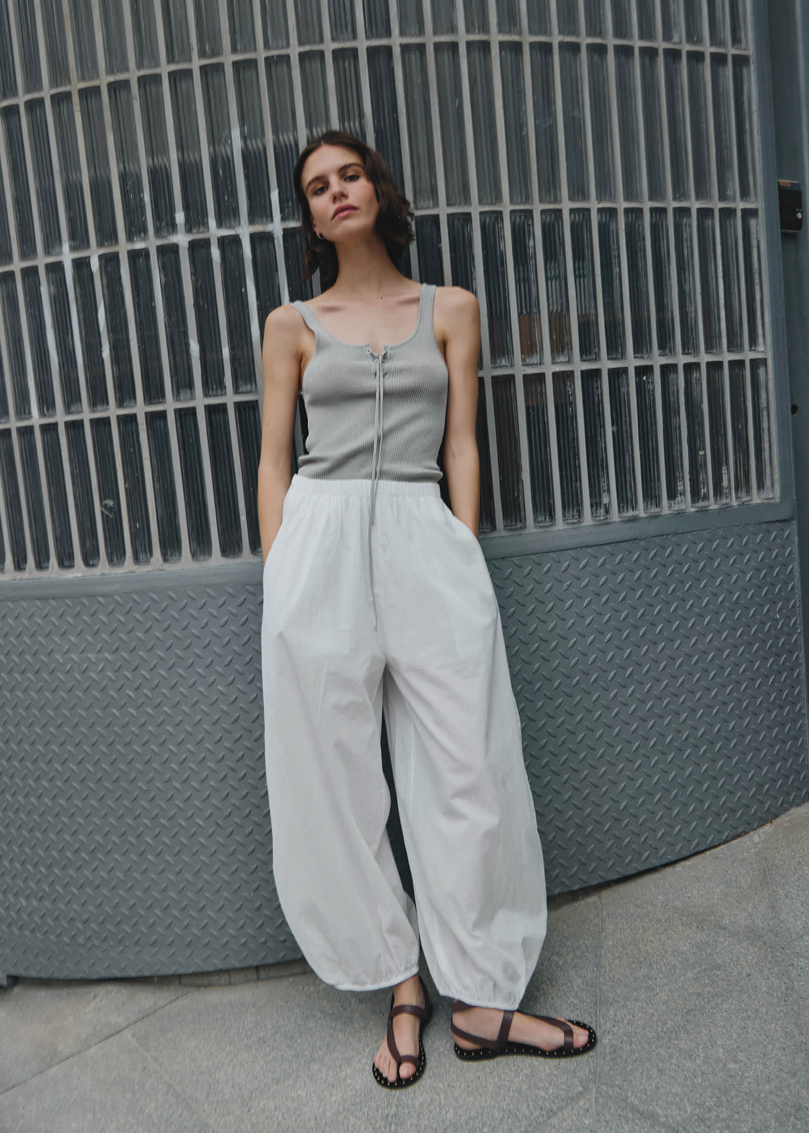 Tallula Brown Leather Sandals