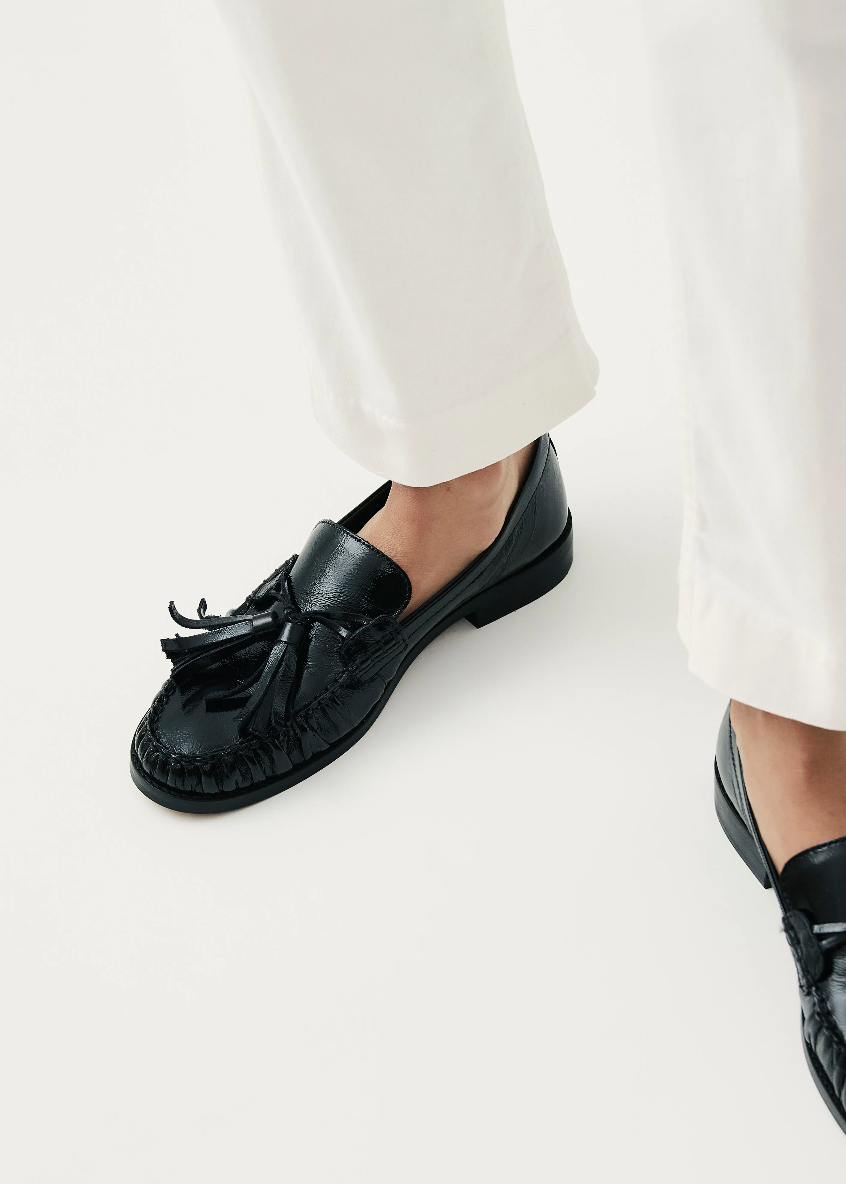 Marietta Black Patent Leather Loafers