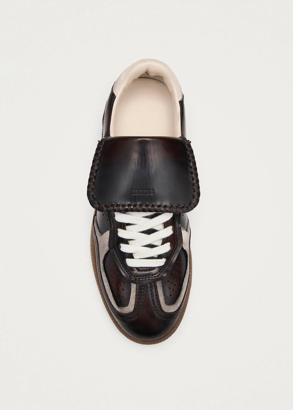 Tb.490 Club Brushed Dark Chocolate Leather Sneakers