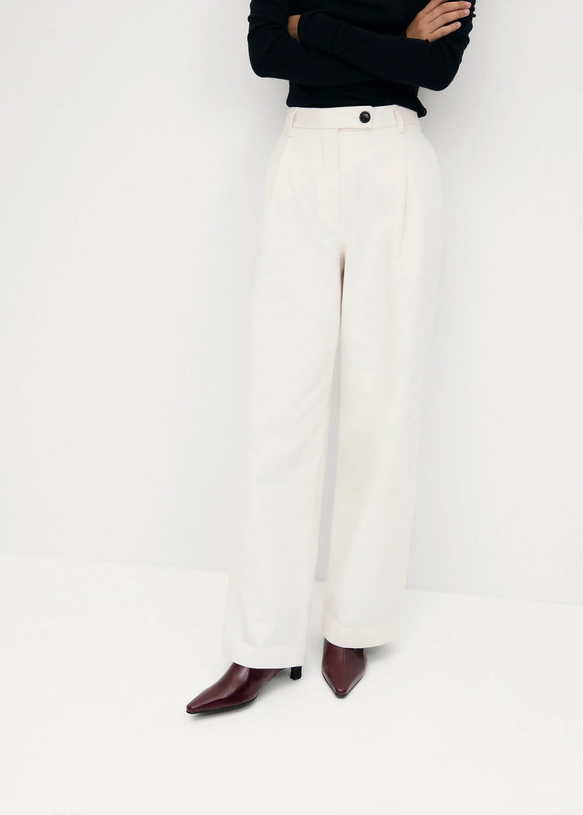 Ambar Rift Burgundy Leather Ankle Boots