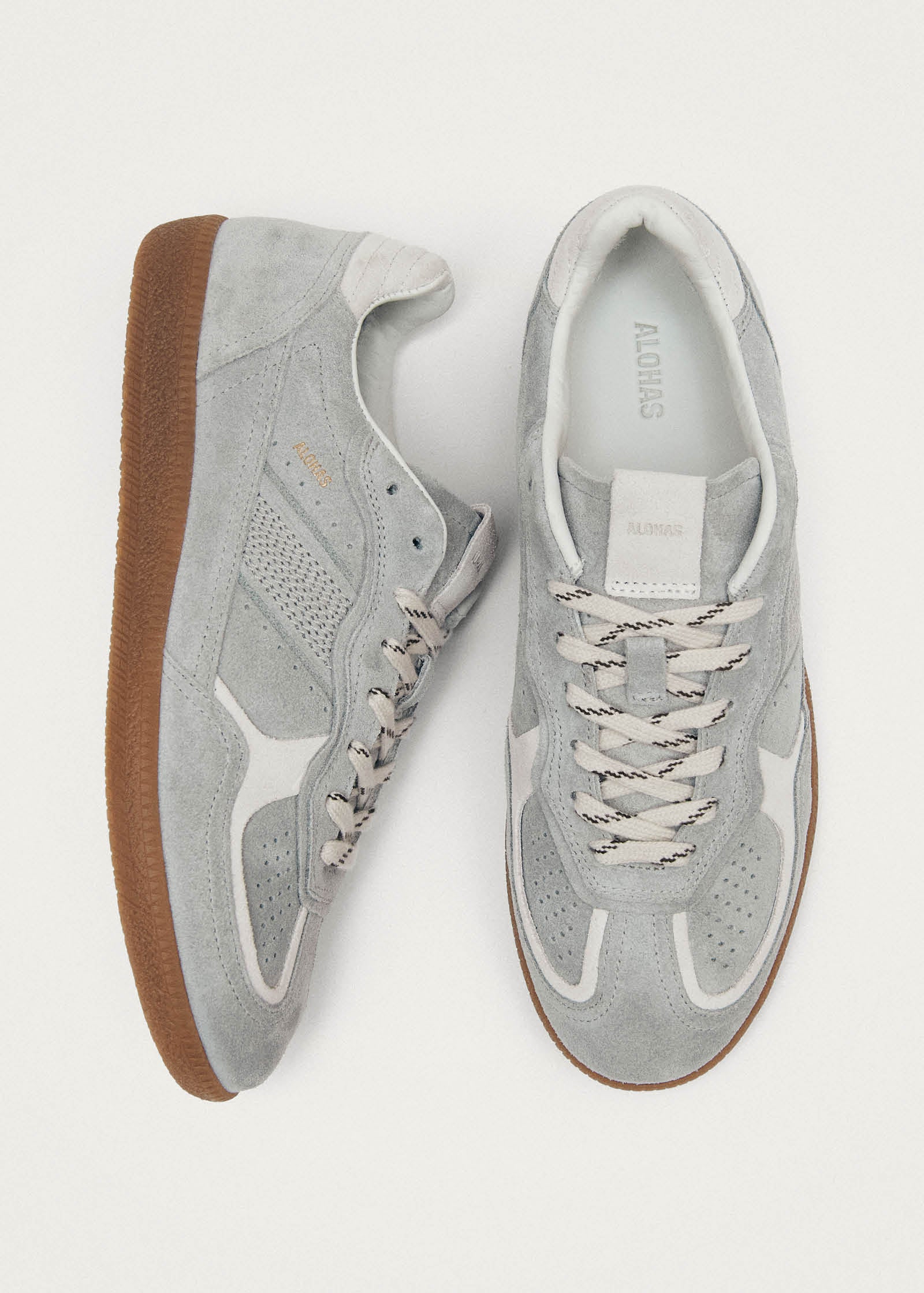 Tb.490 Rife Grey Leather Sneakers