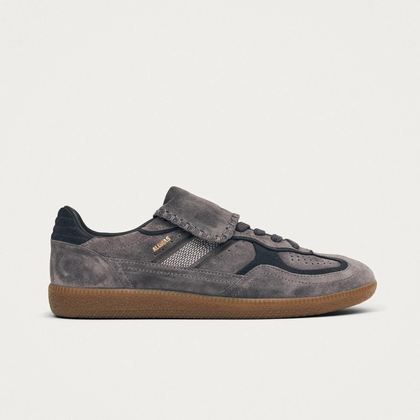 Tb.490 Club Suede Dark Grey Leather Sneakers