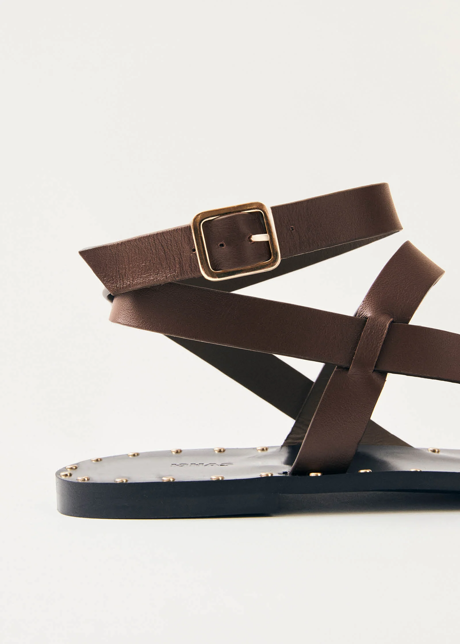 Tallula Brown Leather Sandals