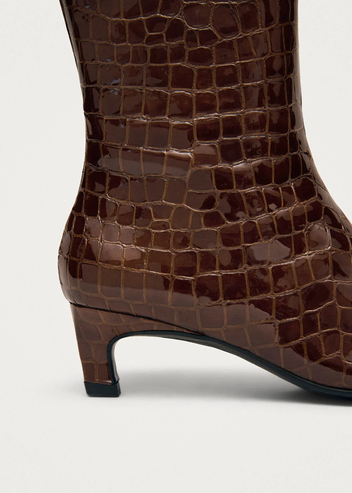 Ambar Alli Brown Leather Ankle Boots