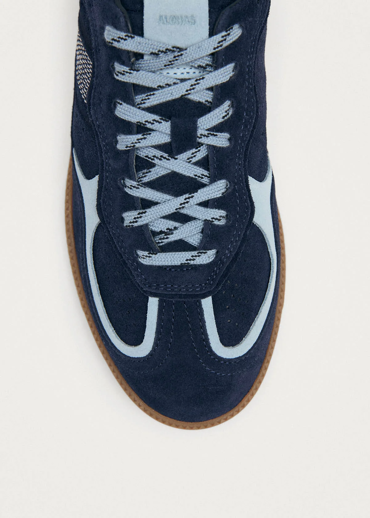 Tb.490 Rife Blue Tones Leather Sneakers