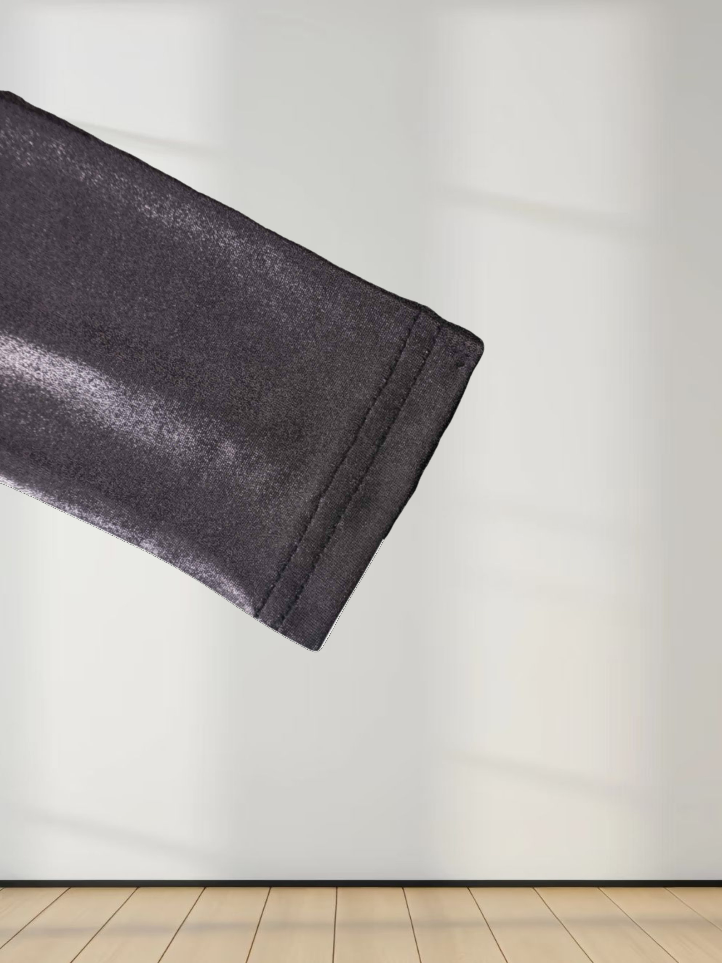 Shimmer Turtleneck-Black/Copper