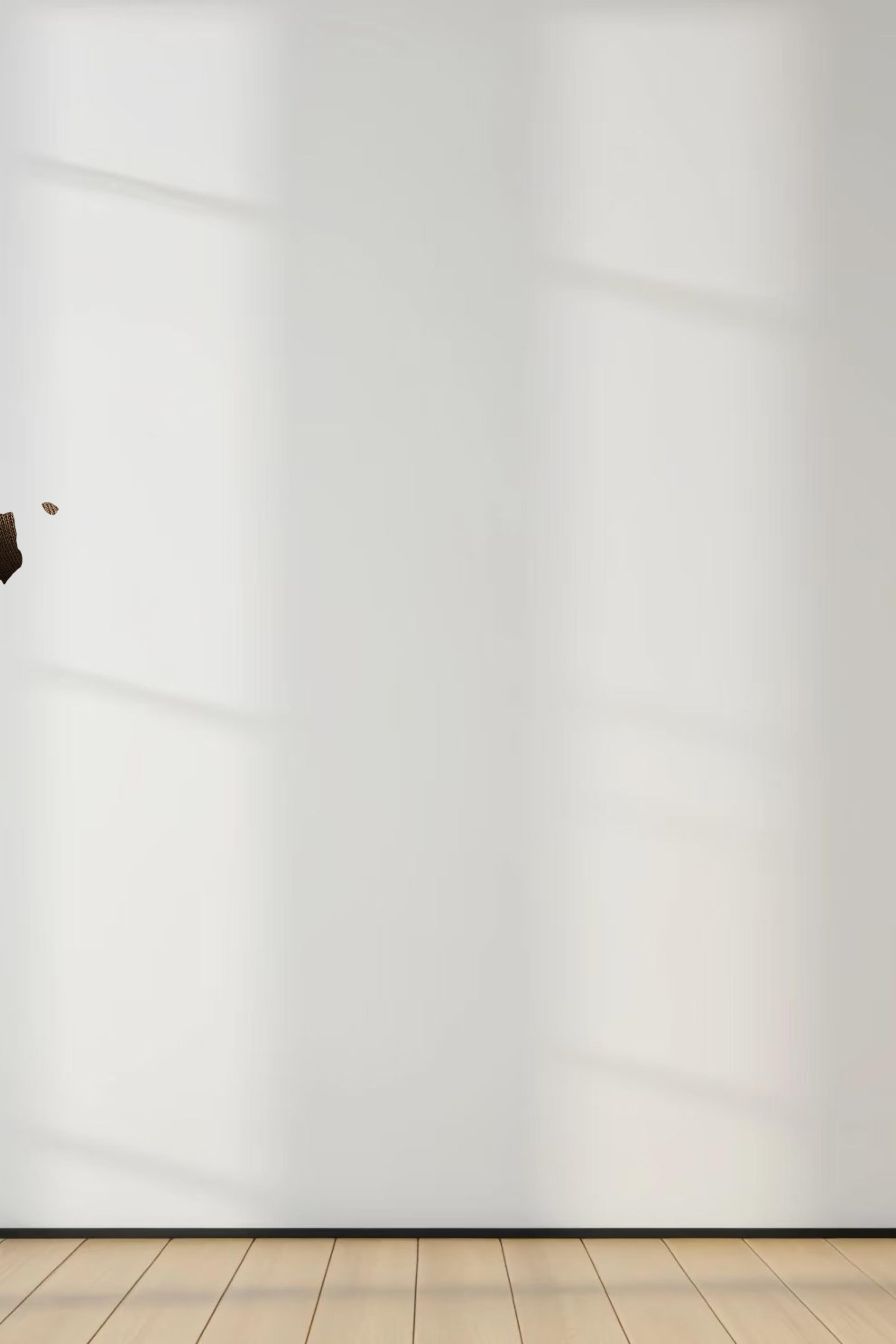 Drawstring Pocket T-Shirt Skirt-Brown