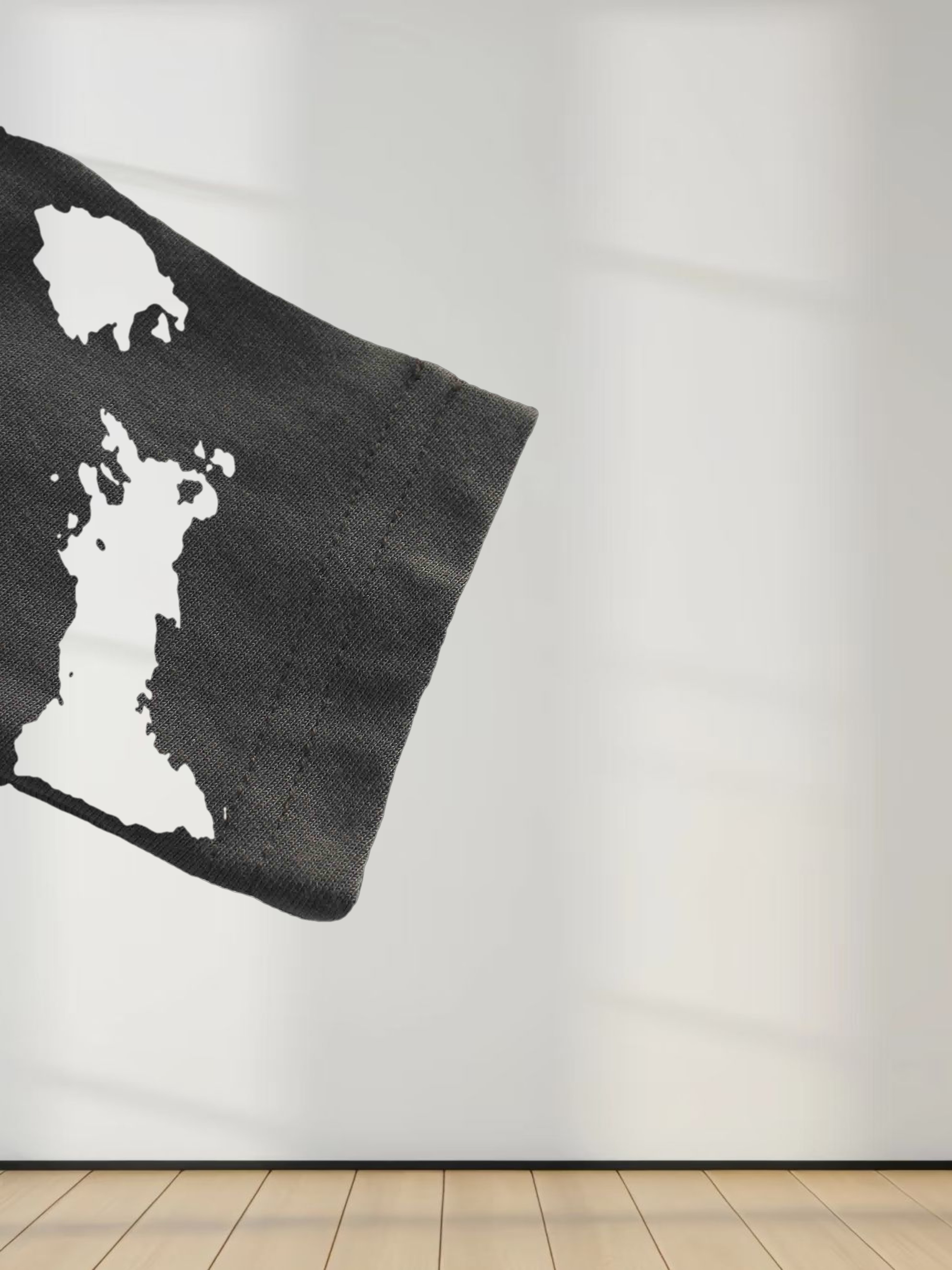 Tie Knot Tee-Dark Grey