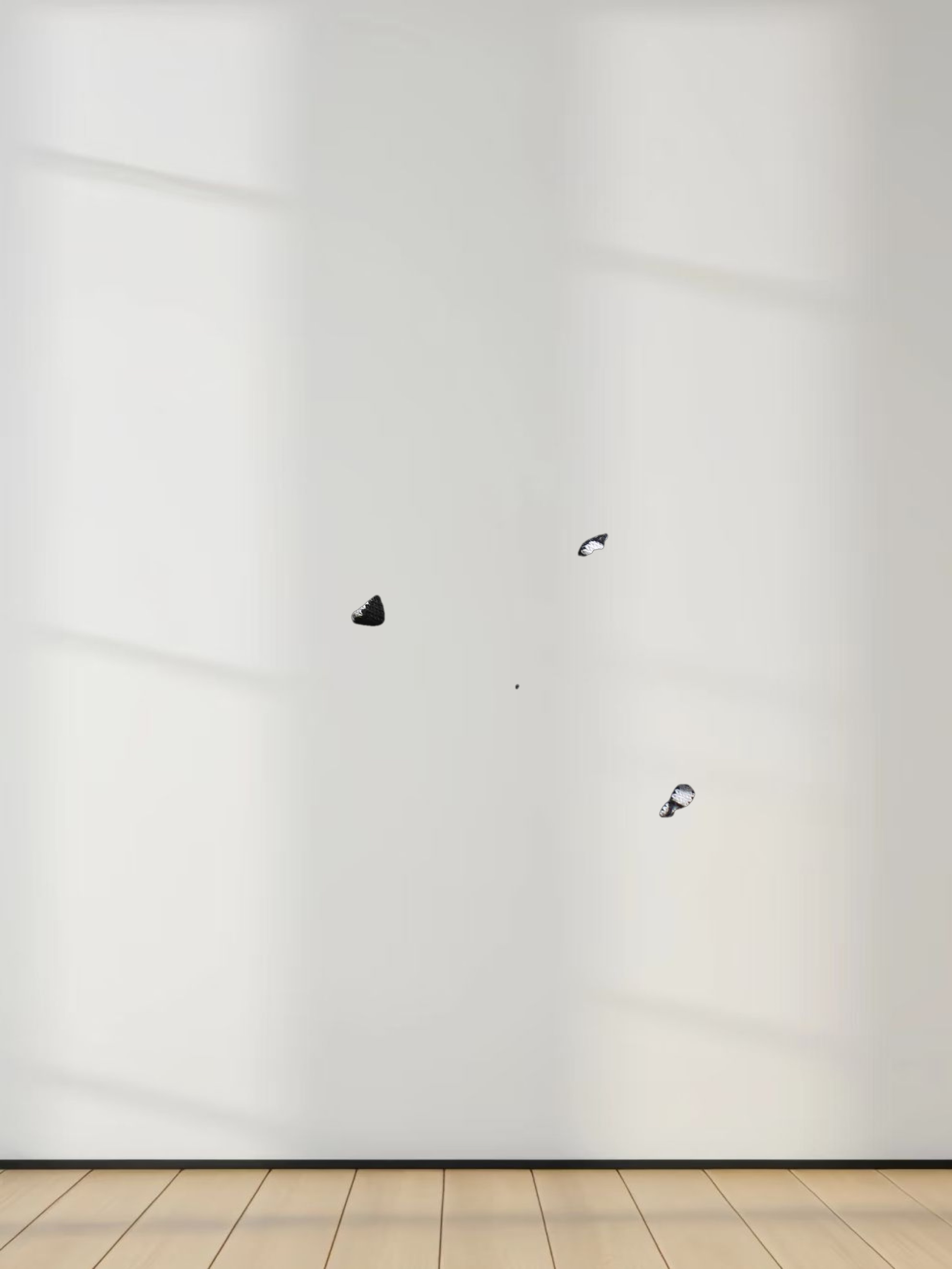 Striped Collar Snap Tee-Black/White